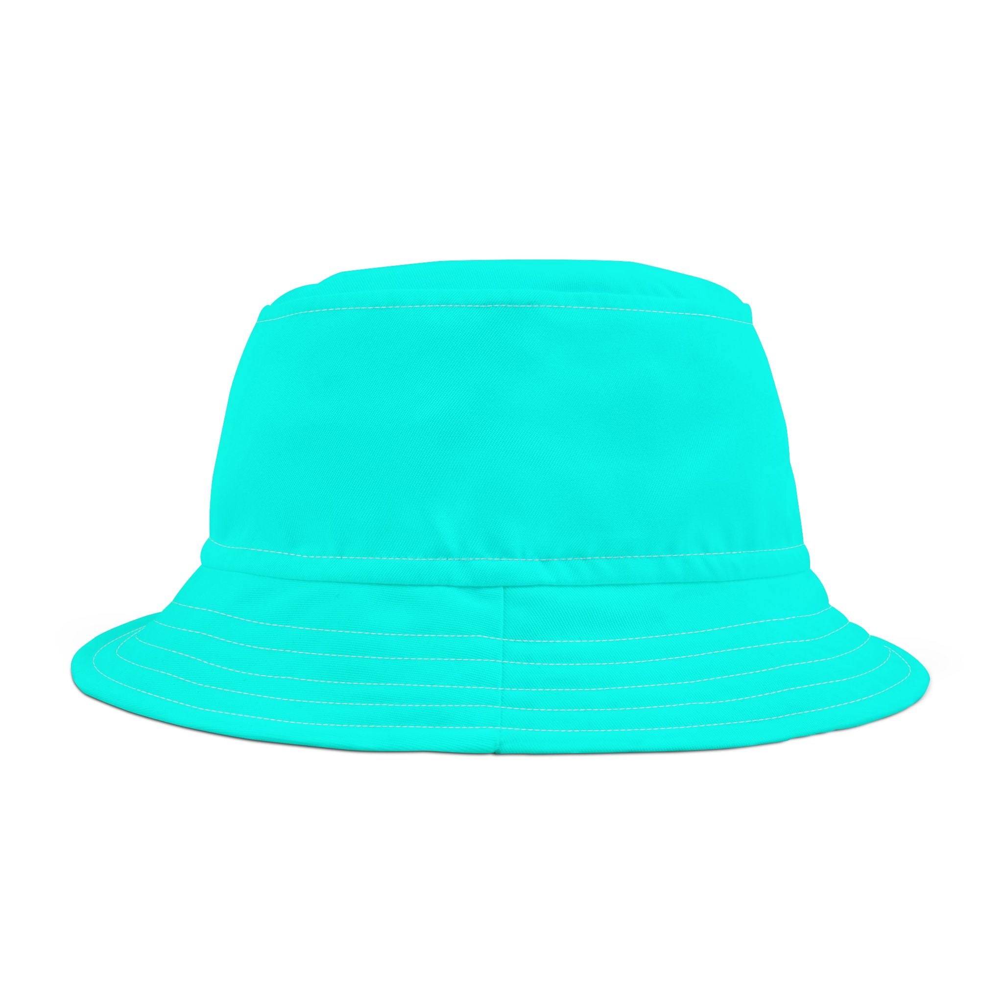Turquoise Bucket Hat - Summer Accessories, Unisex Sun Hat, Gift for Beach Lovers, Vacation Headwear, Stylish Outdoor Cap