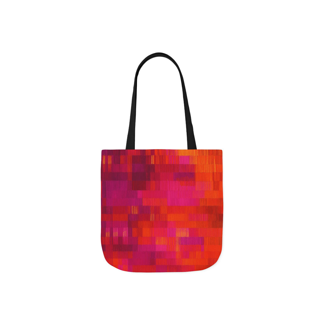 Vibrant Canvas Tote Bag with Multi-Color Straps – Chic, Eco-Friendly, Stylish Shopping Companion, Perfect for Beach, Travel, Gifts