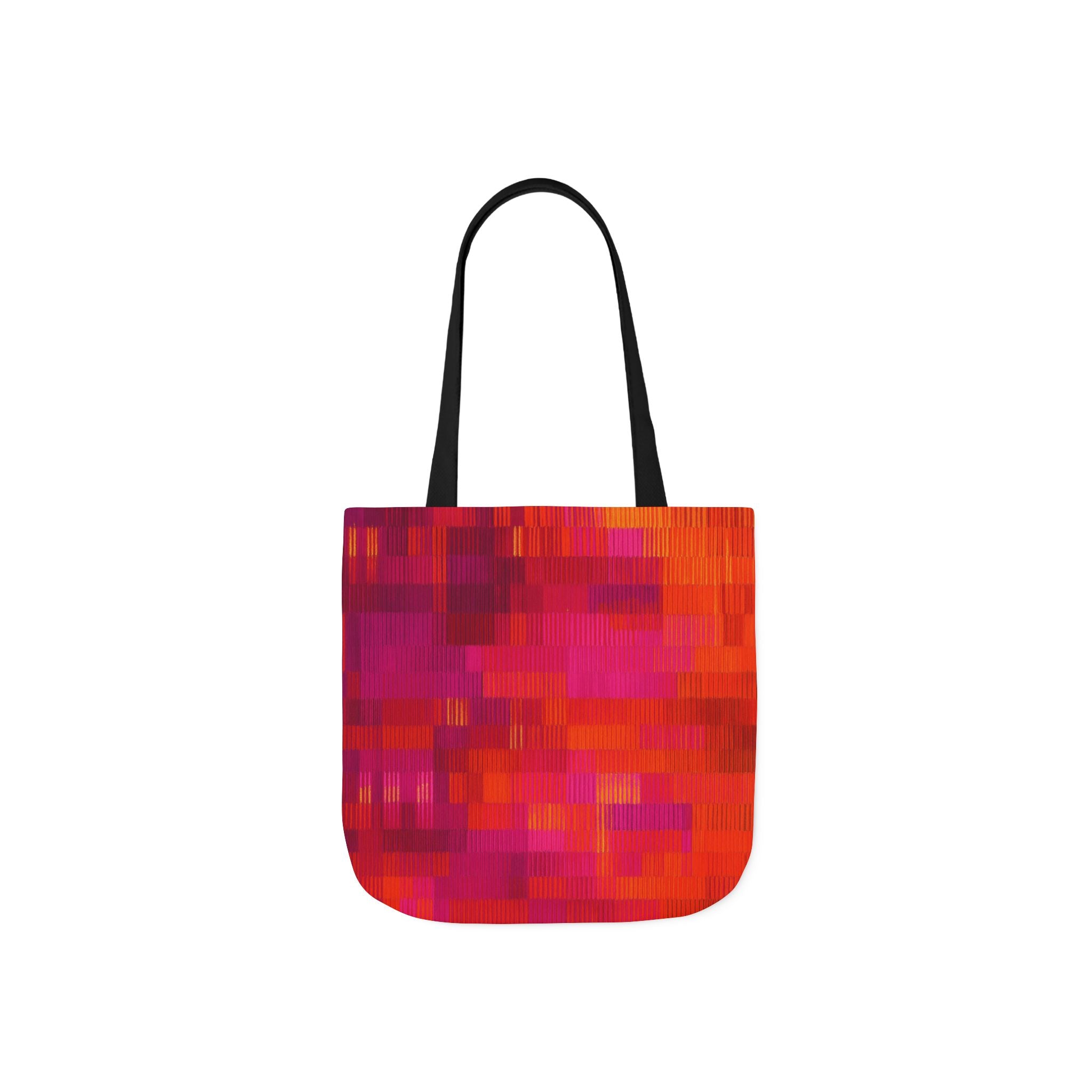 Vibrant Canvas Tote Bag with Multi-Color Straps – Chic, Eco-Friendly, Stylish Shopping Companion, Perfect for Beach, Travel, Gifts