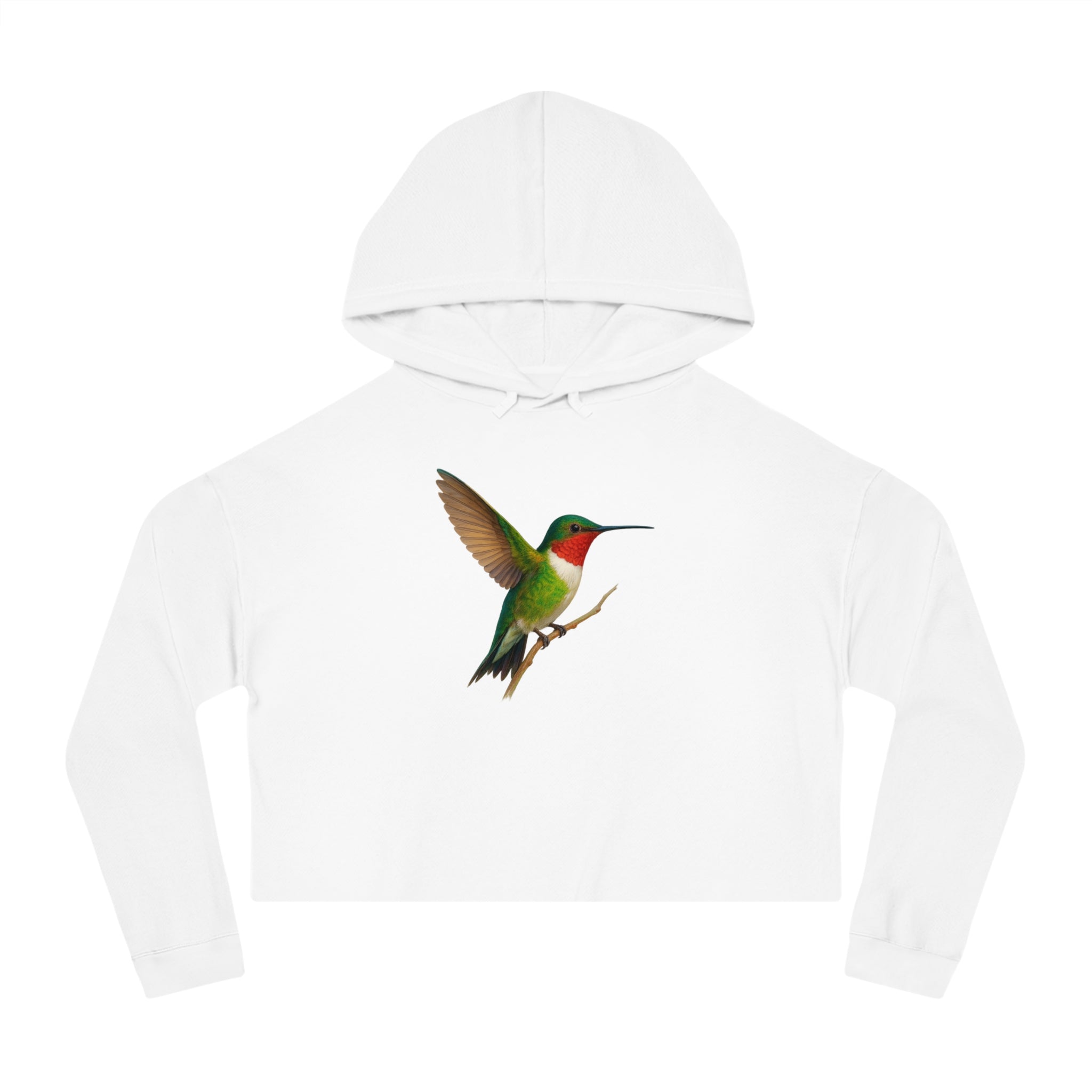 Hummingbird Women’s Cropped Hooded Sweatshirt - Stylish and Comfortable Activewear