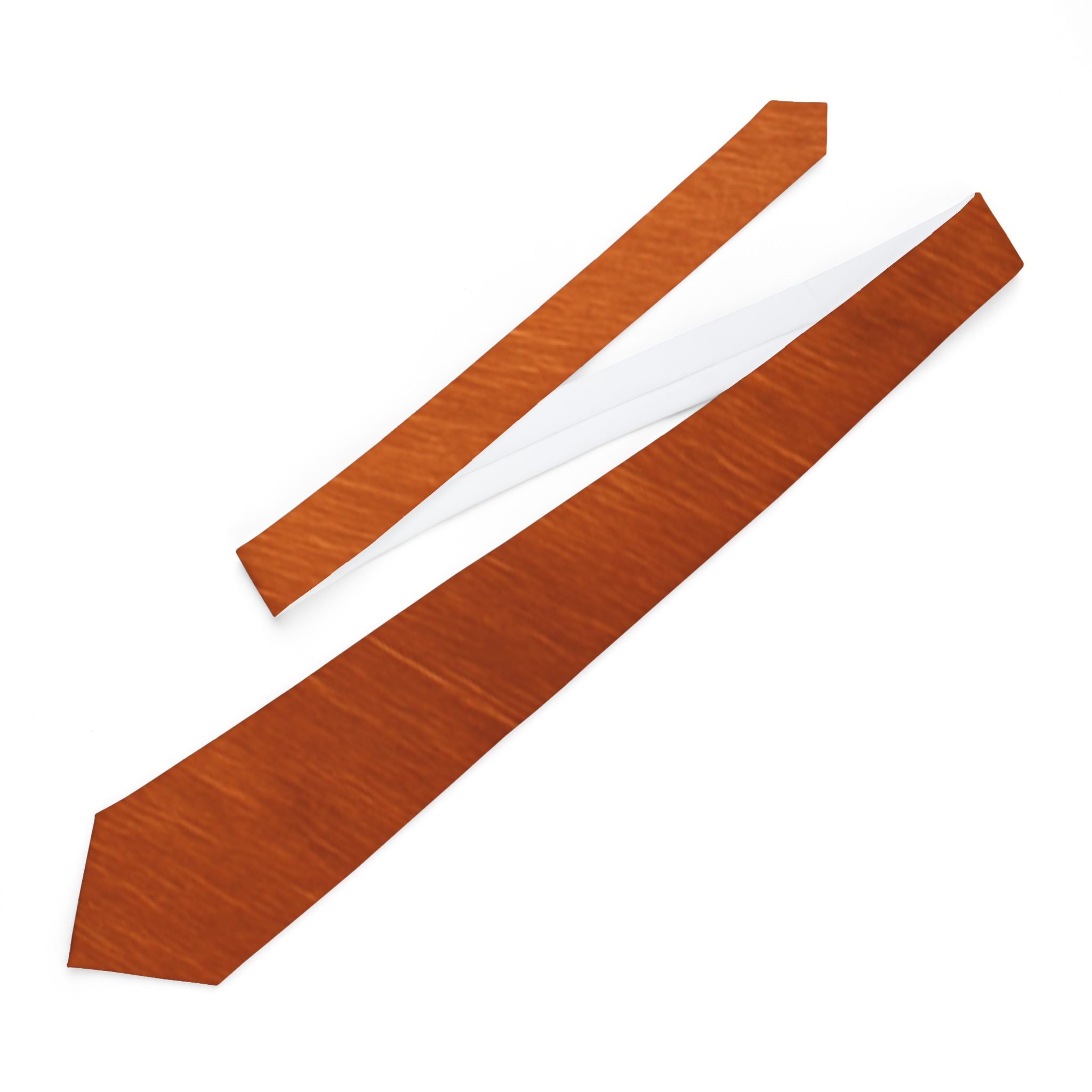 Elegant Orange Necktie - Stylish Formal Accessory for Men
