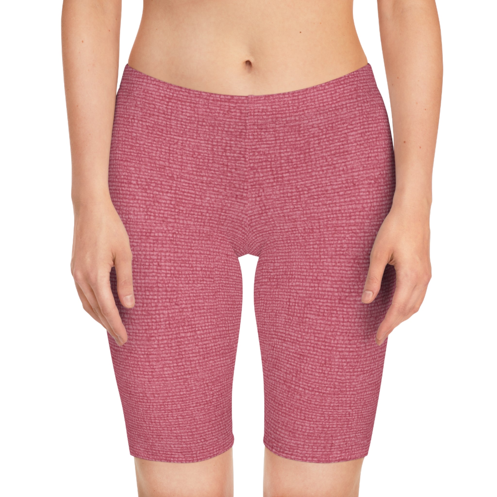 Comfortable Women's Bike Shorts for Cycling & Fitness | Soft Red Design