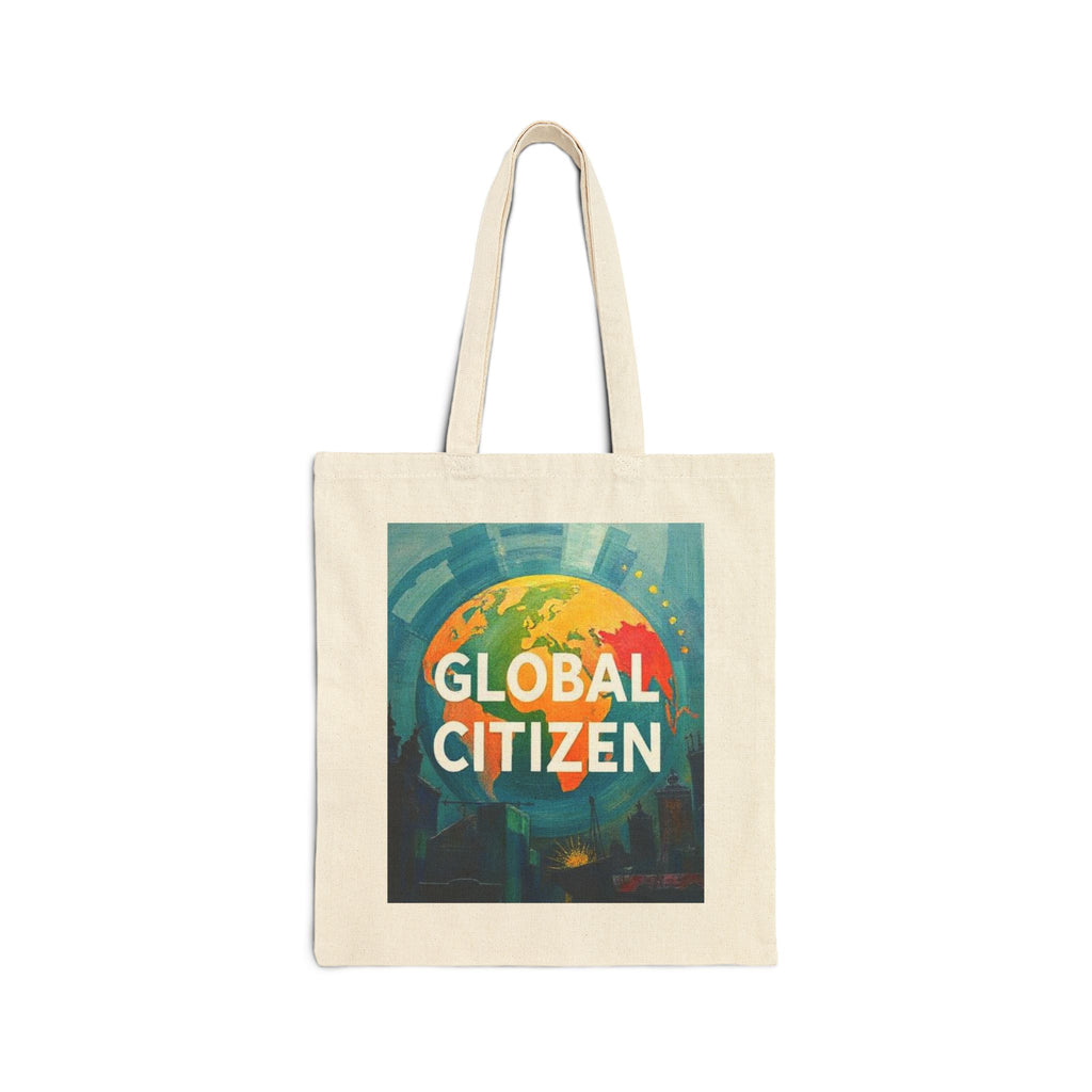 Eco-Friendly Cotton Canvas Tote Bag - Global Citizen Design