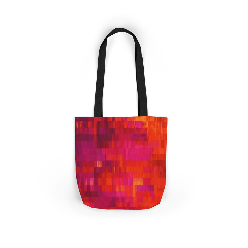 Vibrant Canvas Tote Bag with Multi-Color Straps – Chic, Eco-Friendly, Stylish Shopping Companion, Perfect for Beach, Travel, Gifts
