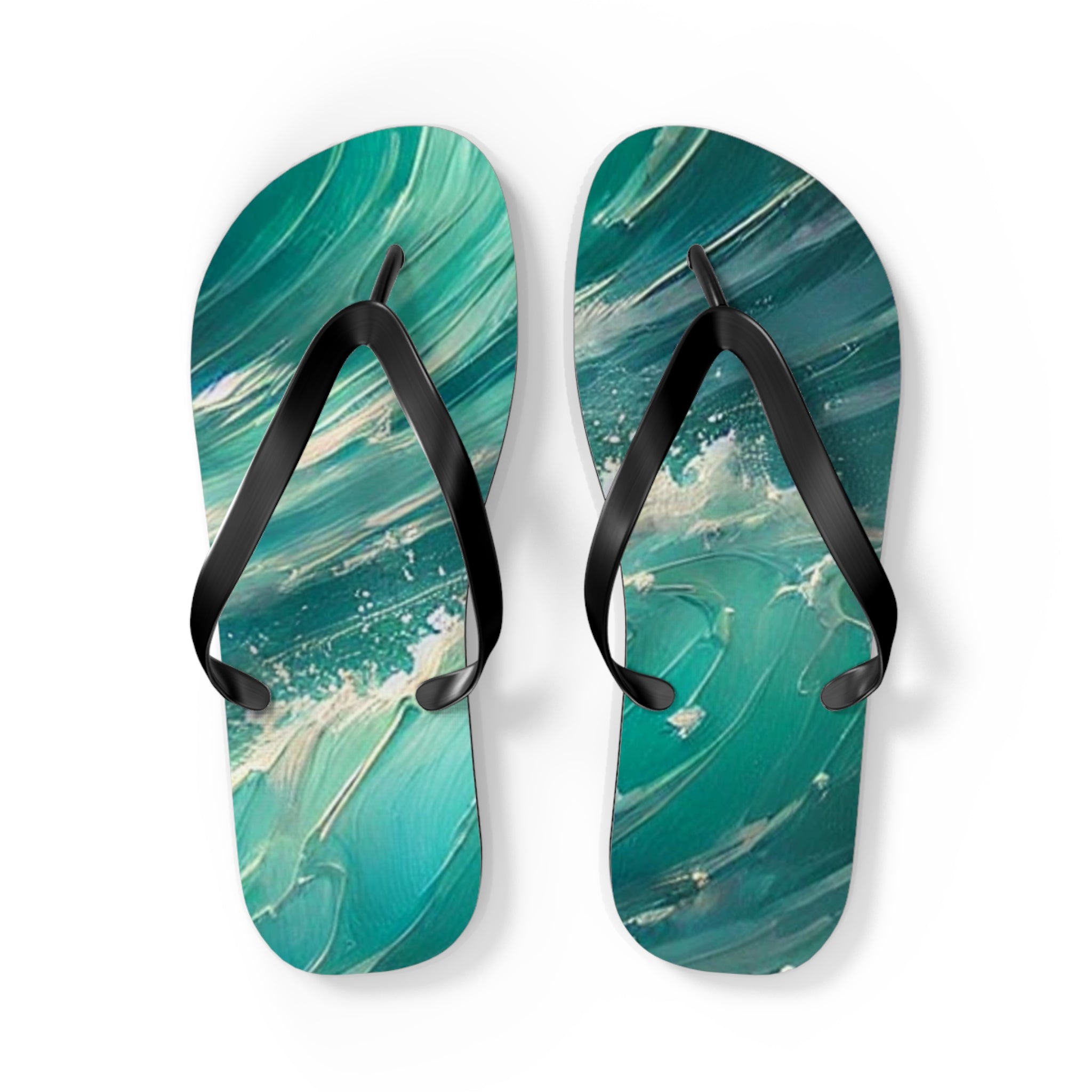 Comfortable Summer Flip Flops - Blue Casual Sandals for Beach & Vacation