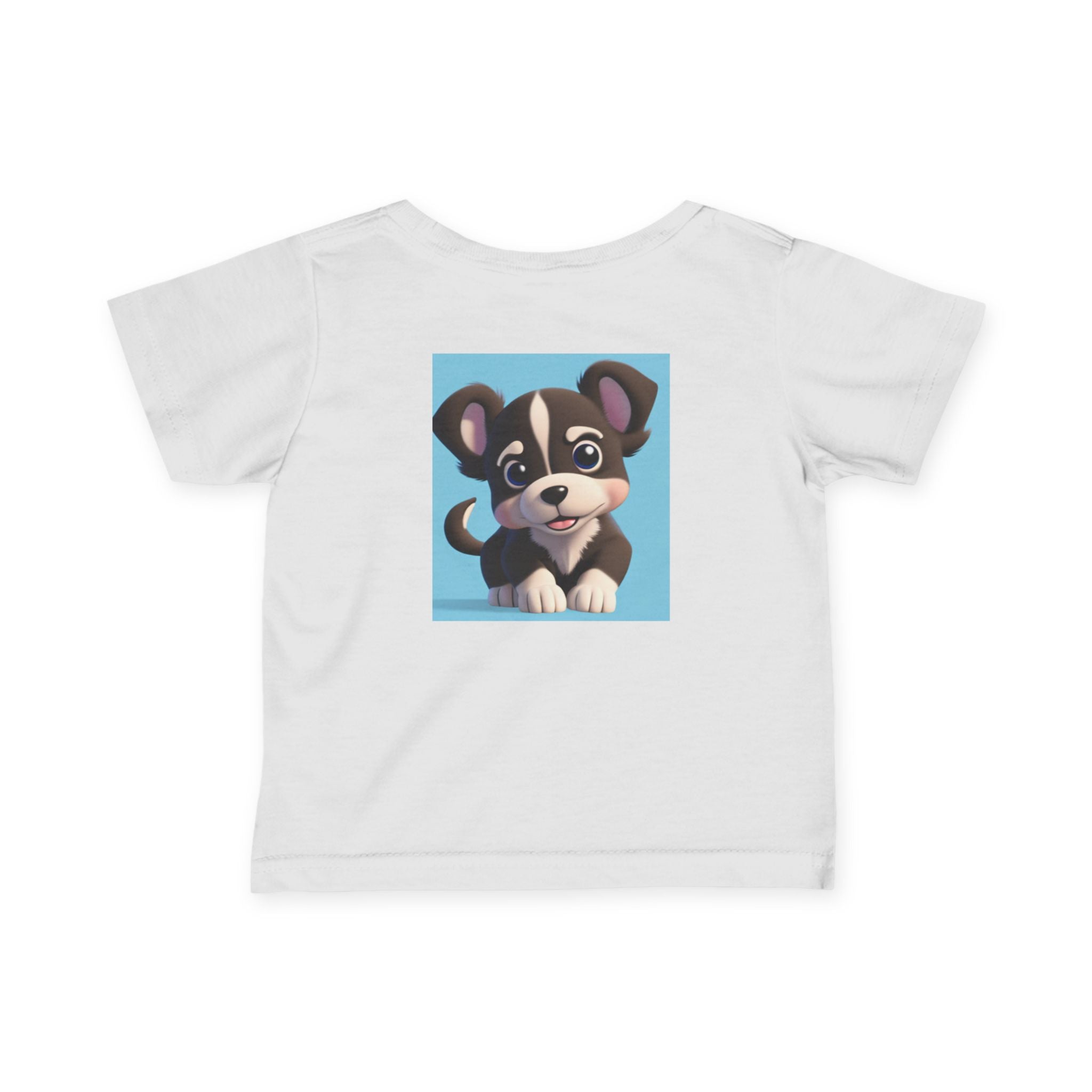 Cute Puppy Infant Tee - Adorable Graphic T-Shirt for Baby Dog Lovers