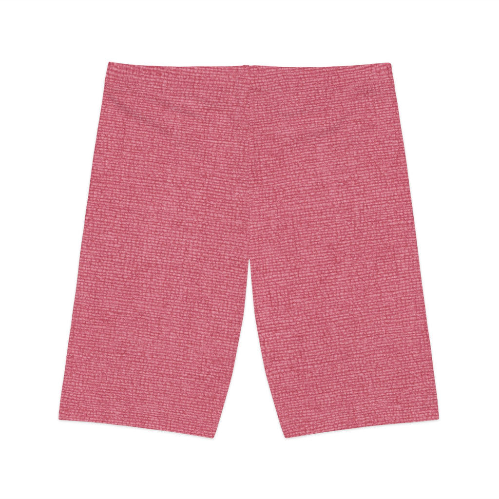 Comfortable Women's Bike Shorts for Cycling & Fitness | Soft Red Design