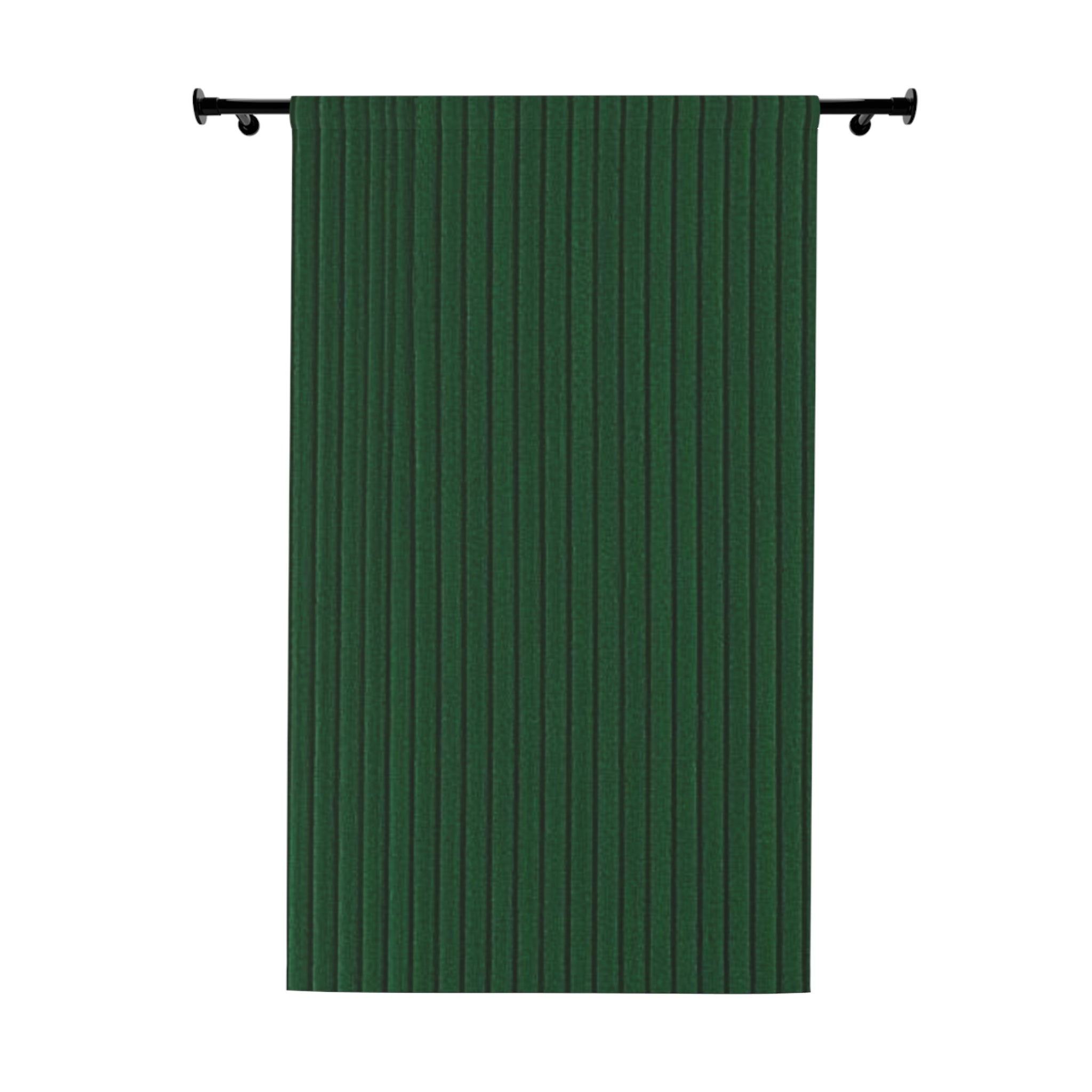 Elegant Green Window Curtain Panel - 1 Piece for Home Decor