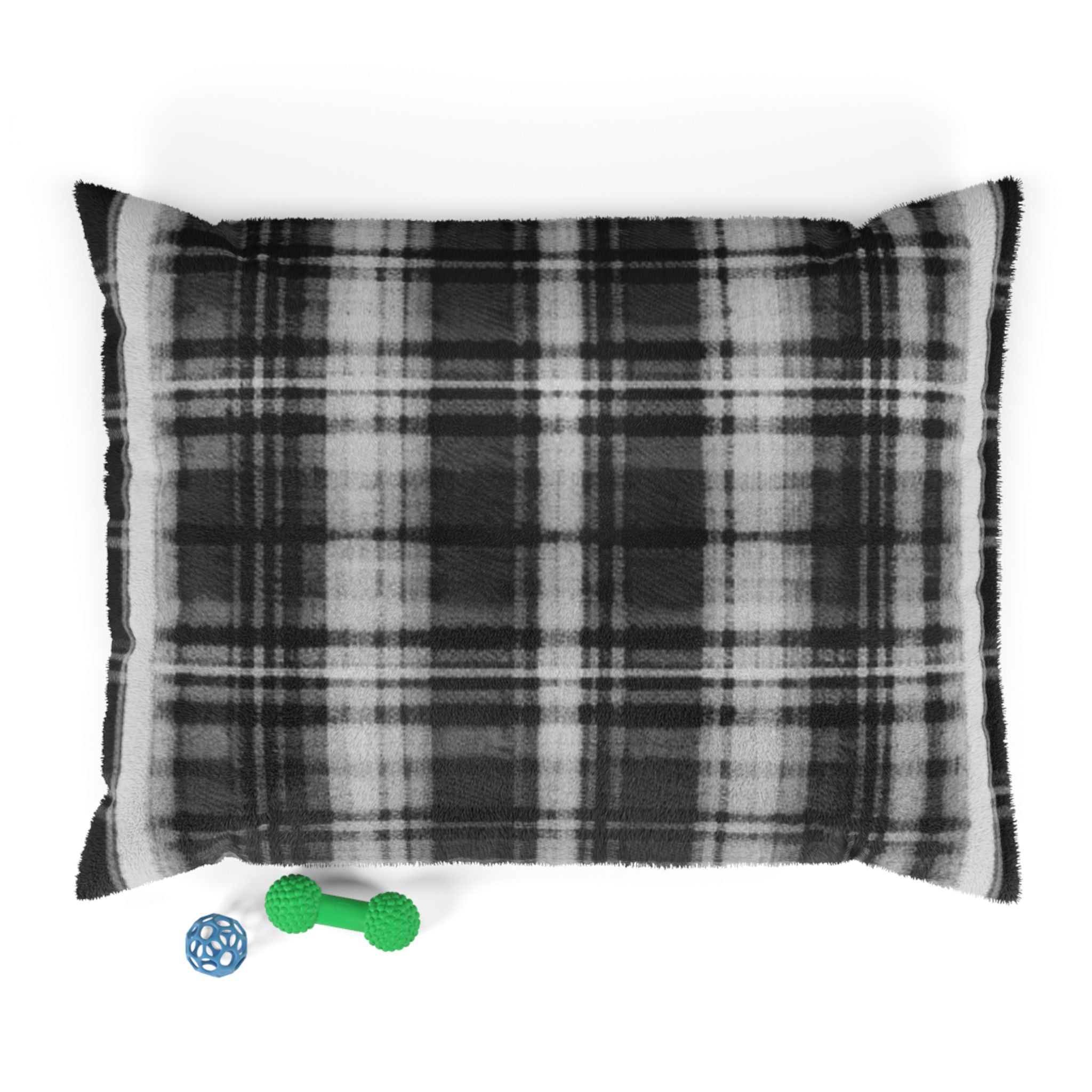 Cozy Plaid Pet Bed for Dogs and Cats - Stylish and Comfortable
