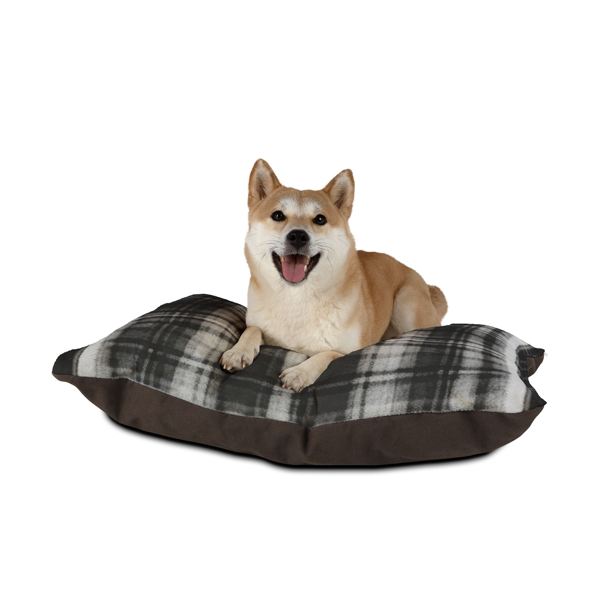 Cozy Plaid Pet Bed for Dogs and Cats - Stylish and Comfortable