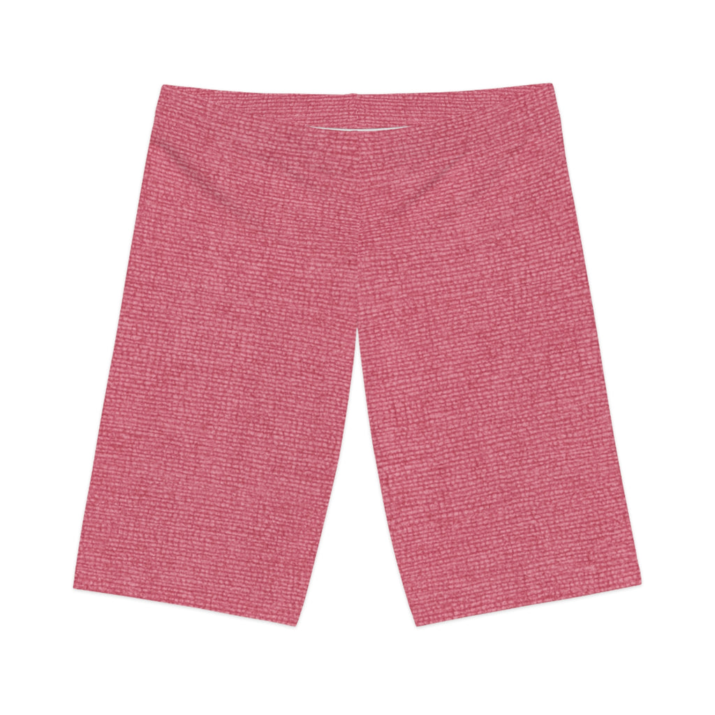 Comfortable Women's Bike Shorts for Cycling & Fitness | Soft Red Design
