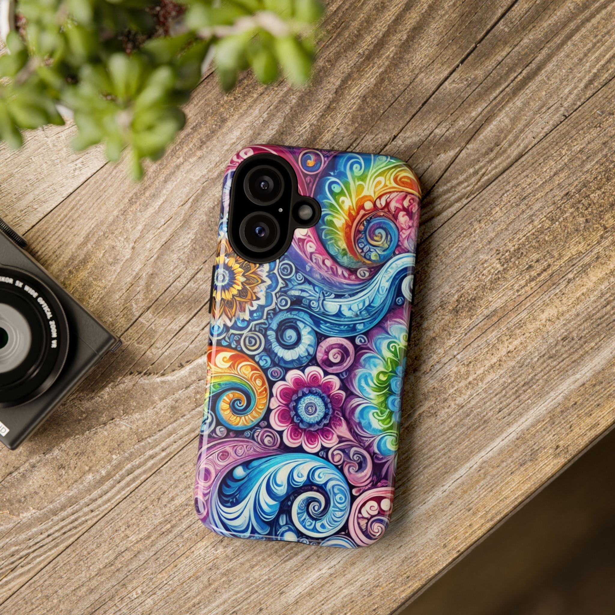 Colorful Paisley Phone Case - Tough Case for Trendsetters