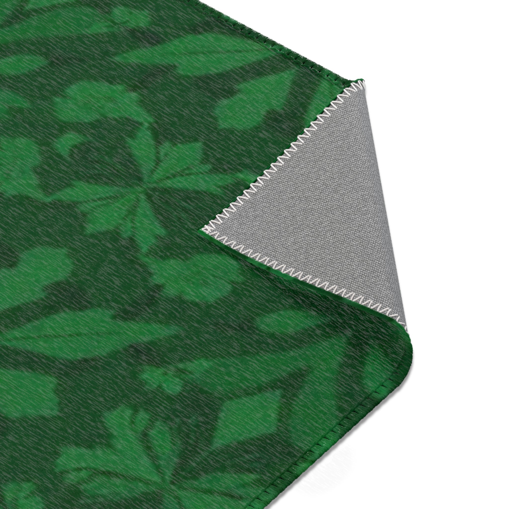 Elegant Vintage Green Area Rug - Perfect for Home Decor and Celebrations
