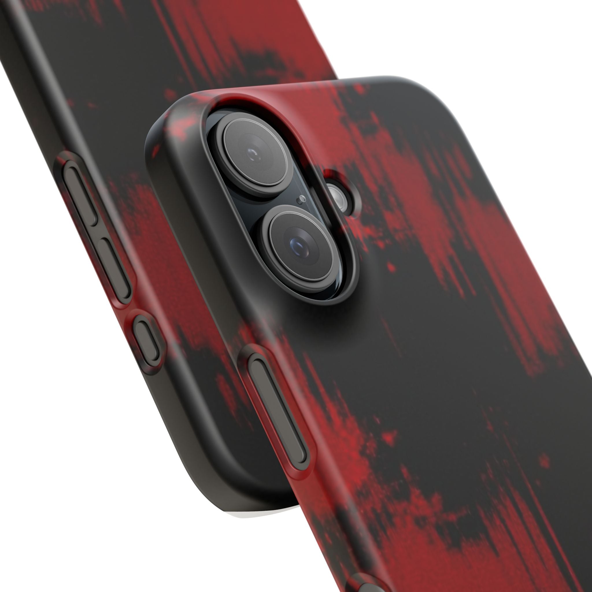Bold Red Abstract Snap Case for Phones - Stylish & Protective Cover
