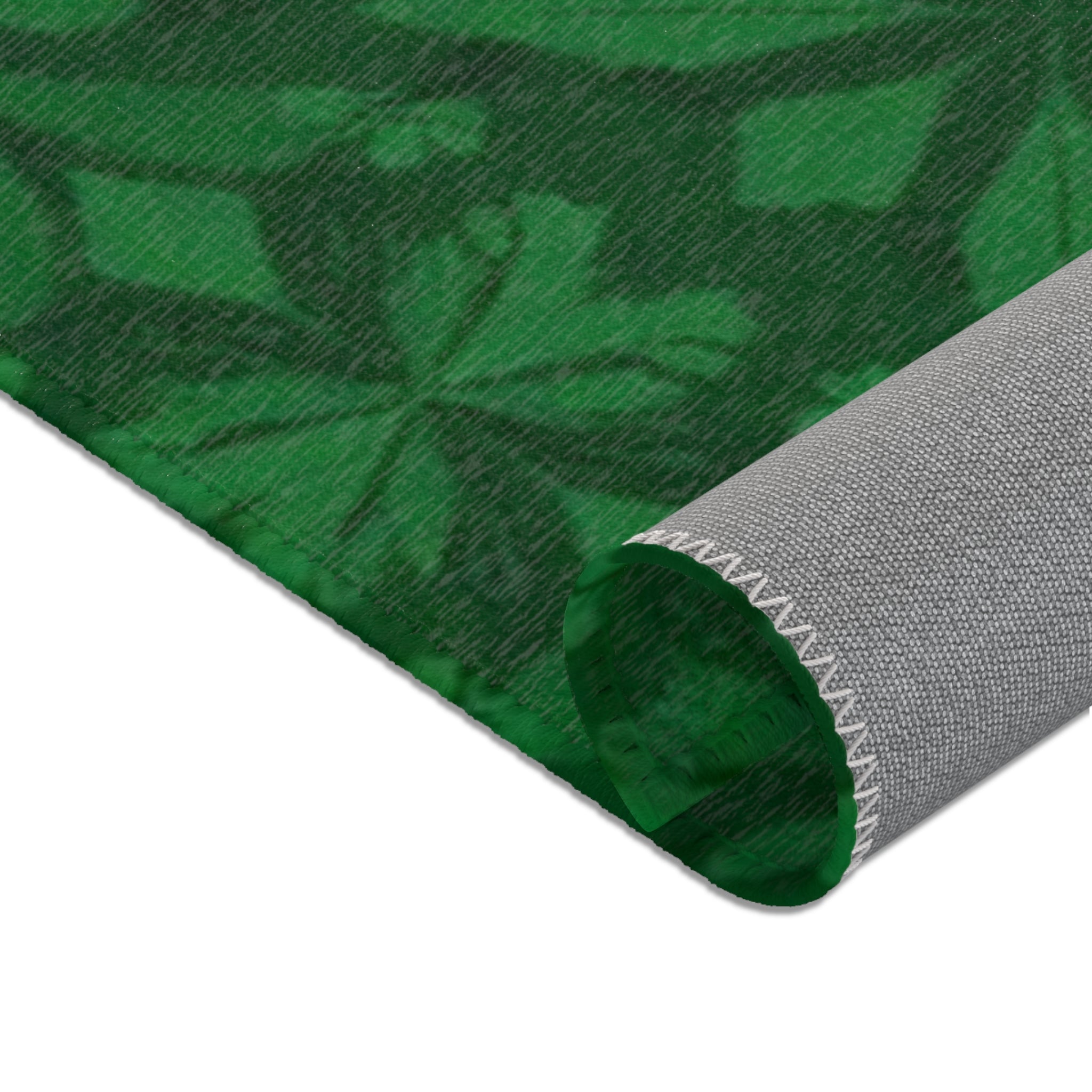 Elegant Vintage Green Area Rug - Perfect for Home Decor and Celebrations