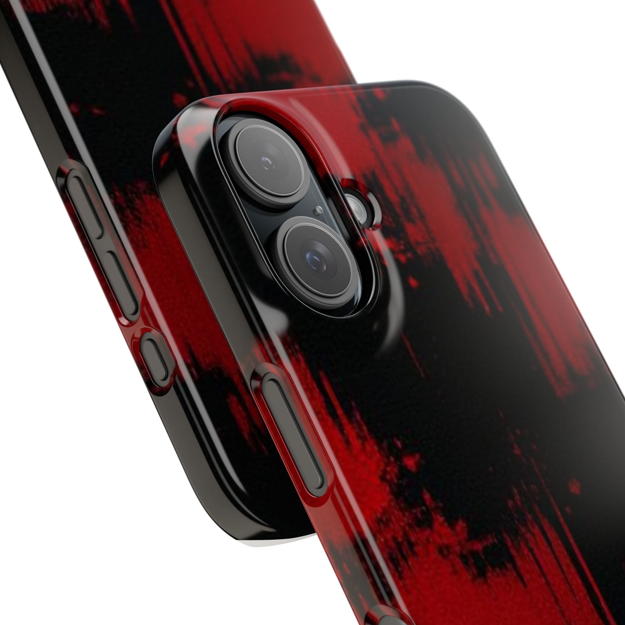 Bold Red Abstract Snap Case for Phones - Stylish & Protective Cover