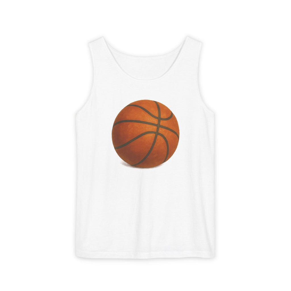 Basketball Unisex Garment-Dyed Tank Top - Perfect for Sports Lovers