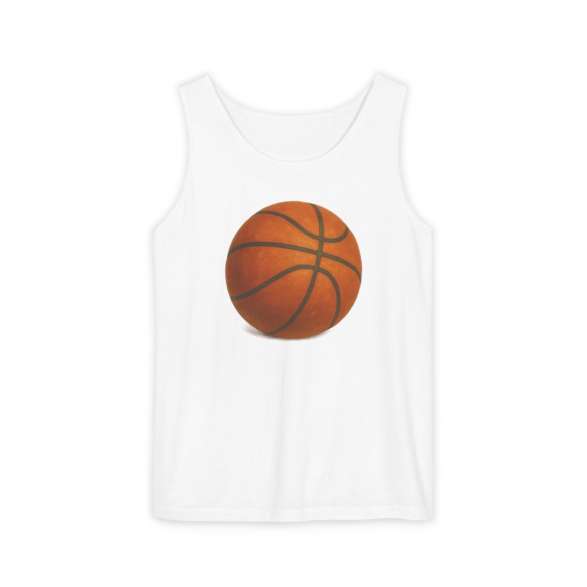 Basketball Unisex Garment-Dyed Tank Top - Perfect for Sports Lovers