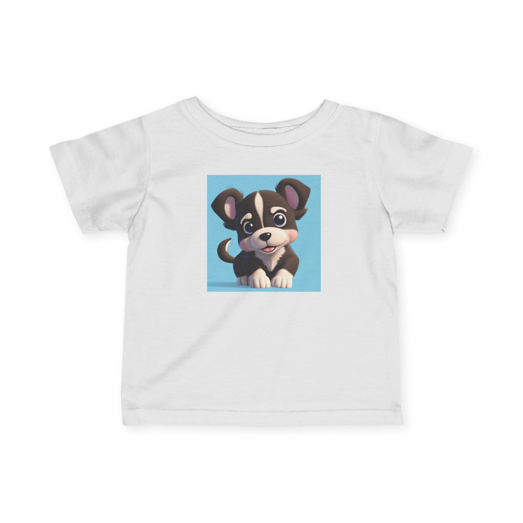 Cute Puppy Infant Tee - Adorable Graphic T-Shirt for Baby Dog Lovers