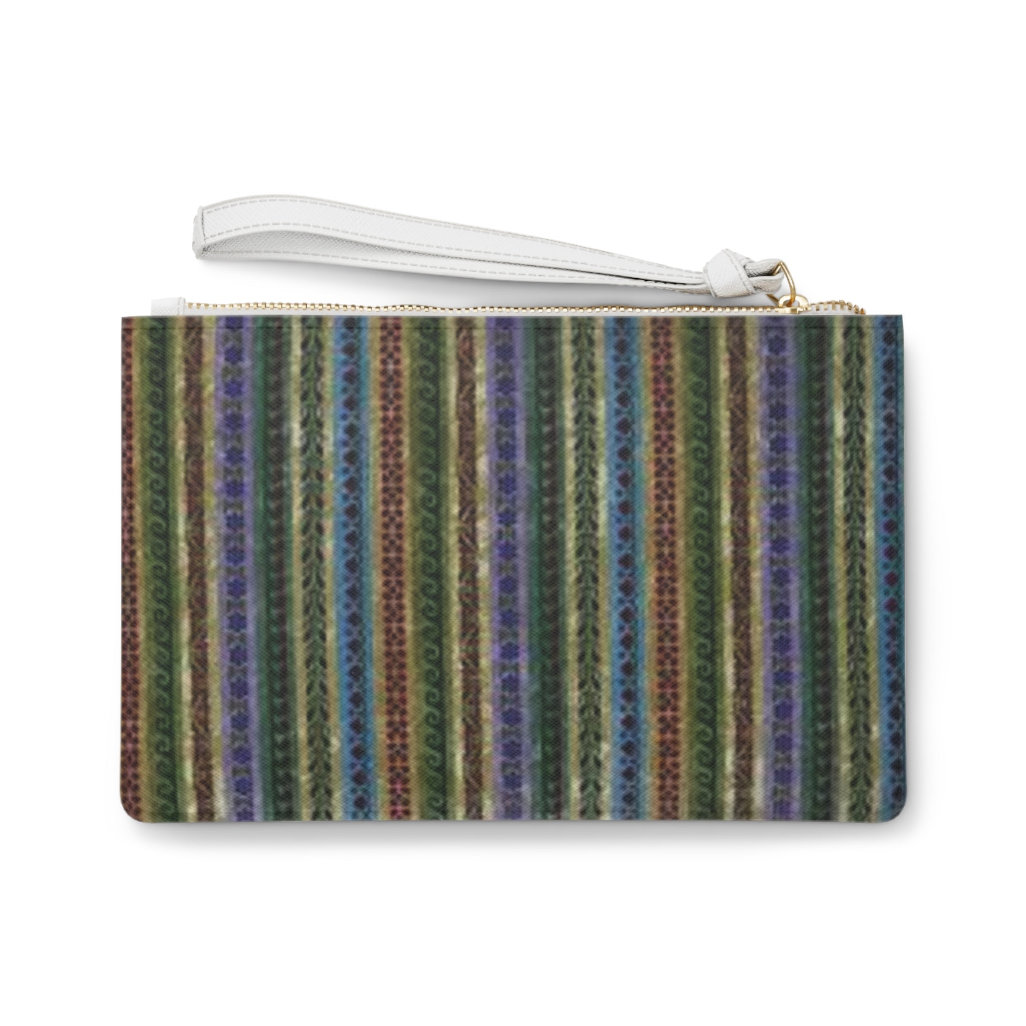 Colorful Striped Clutch Bag - Boho Chic Accessory for Everyday Use