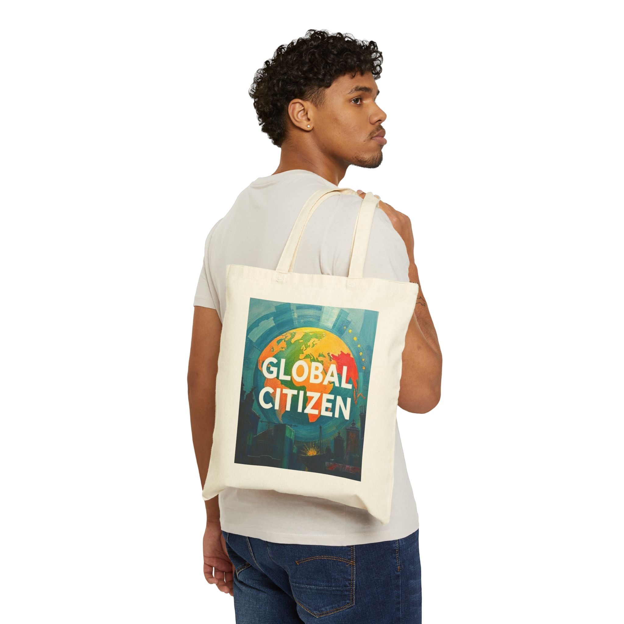 Eco-Friendly Cotton Canvas Tote Bag - Global Citizen Design