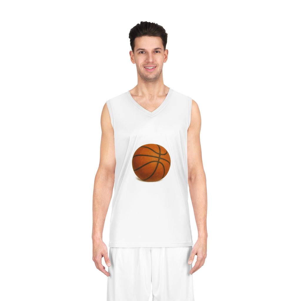 Basketball Jersey with Realistic Ball Design - Perfect for Sports Fans and Players