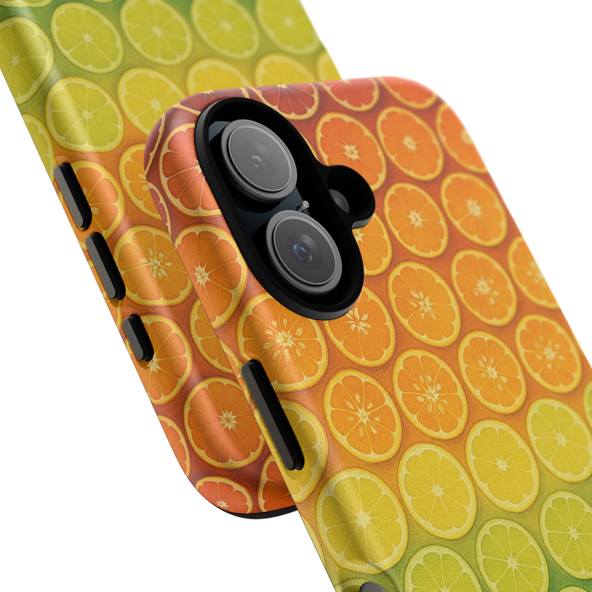 Citrus Pattern Tough Case for iPhone - Summer Vibe Protection