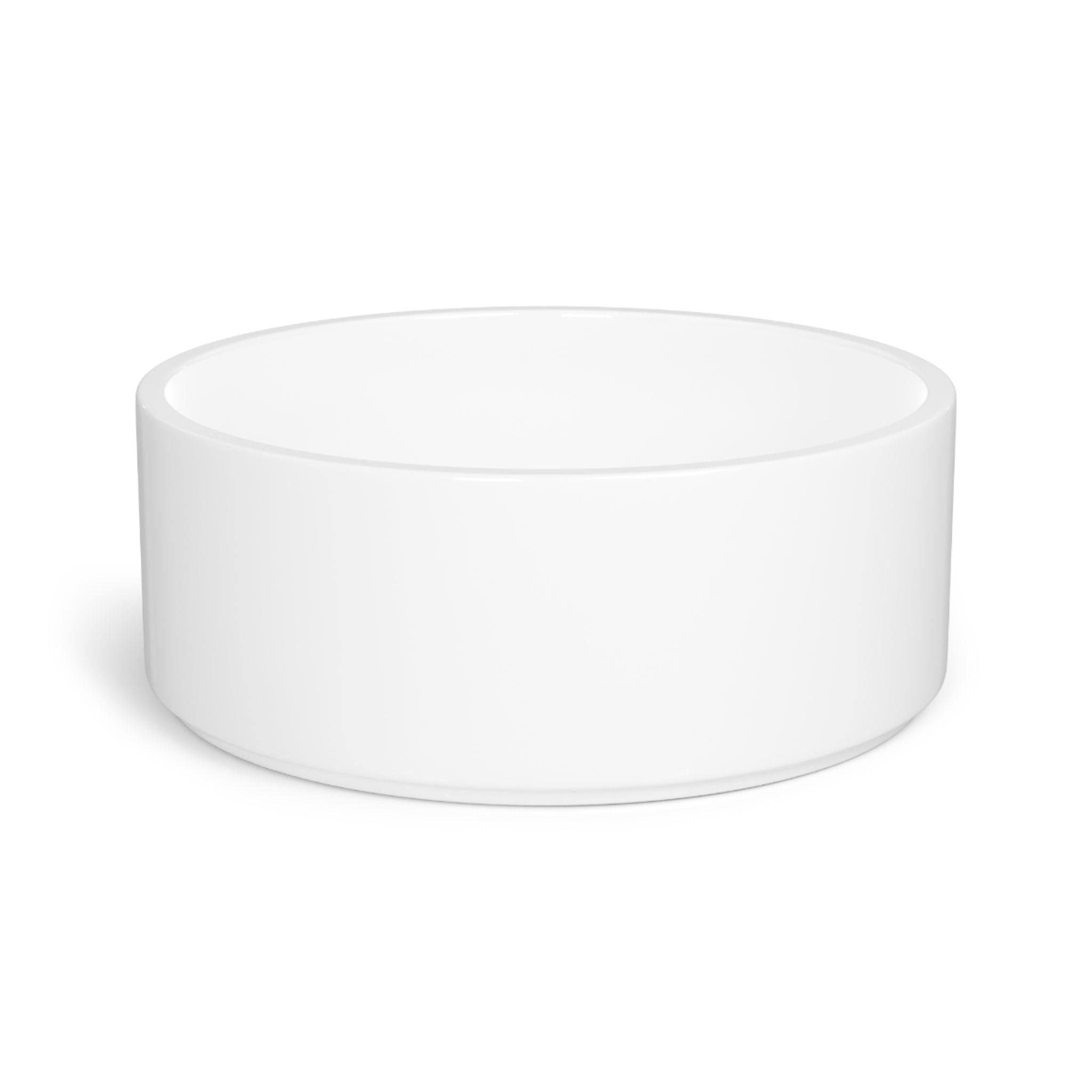 Cute Pink Pet Bowl with Paw Print Design