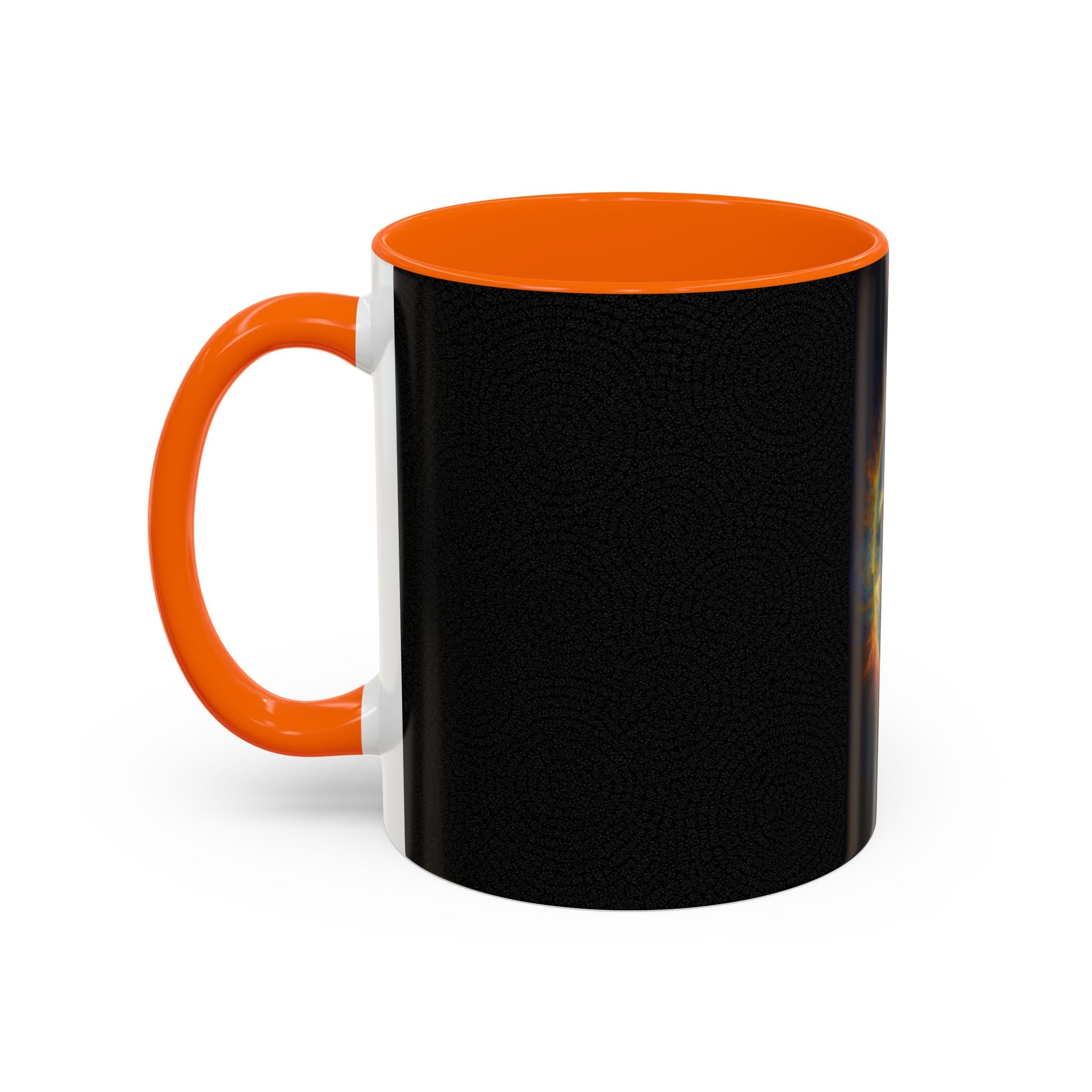 Artistic Sun Accent Coffee Mug - Cosmic Style for Space Lovers