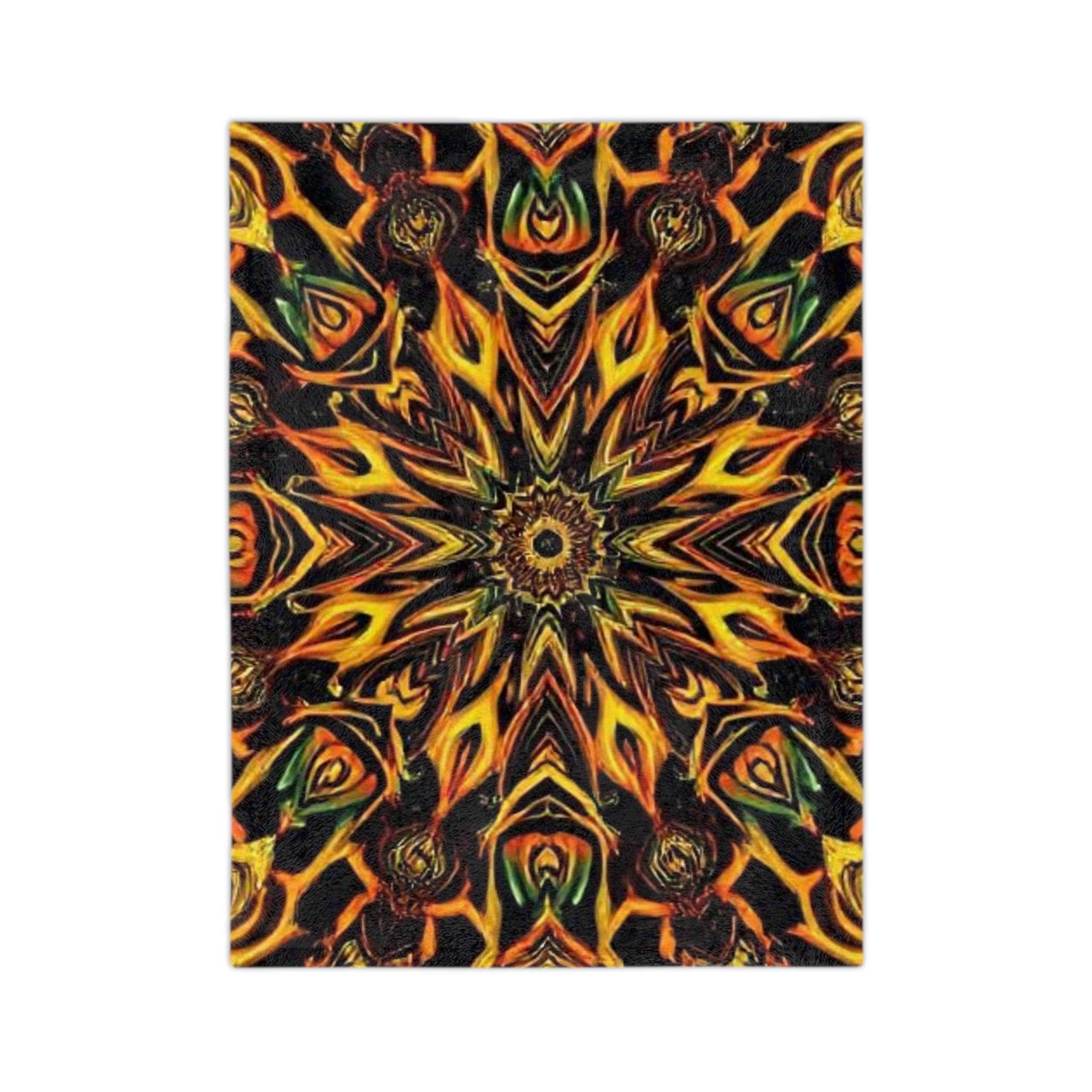 Kaleidoscope Velvet Blanket - Cozy Microfiber Throw for Home Decor