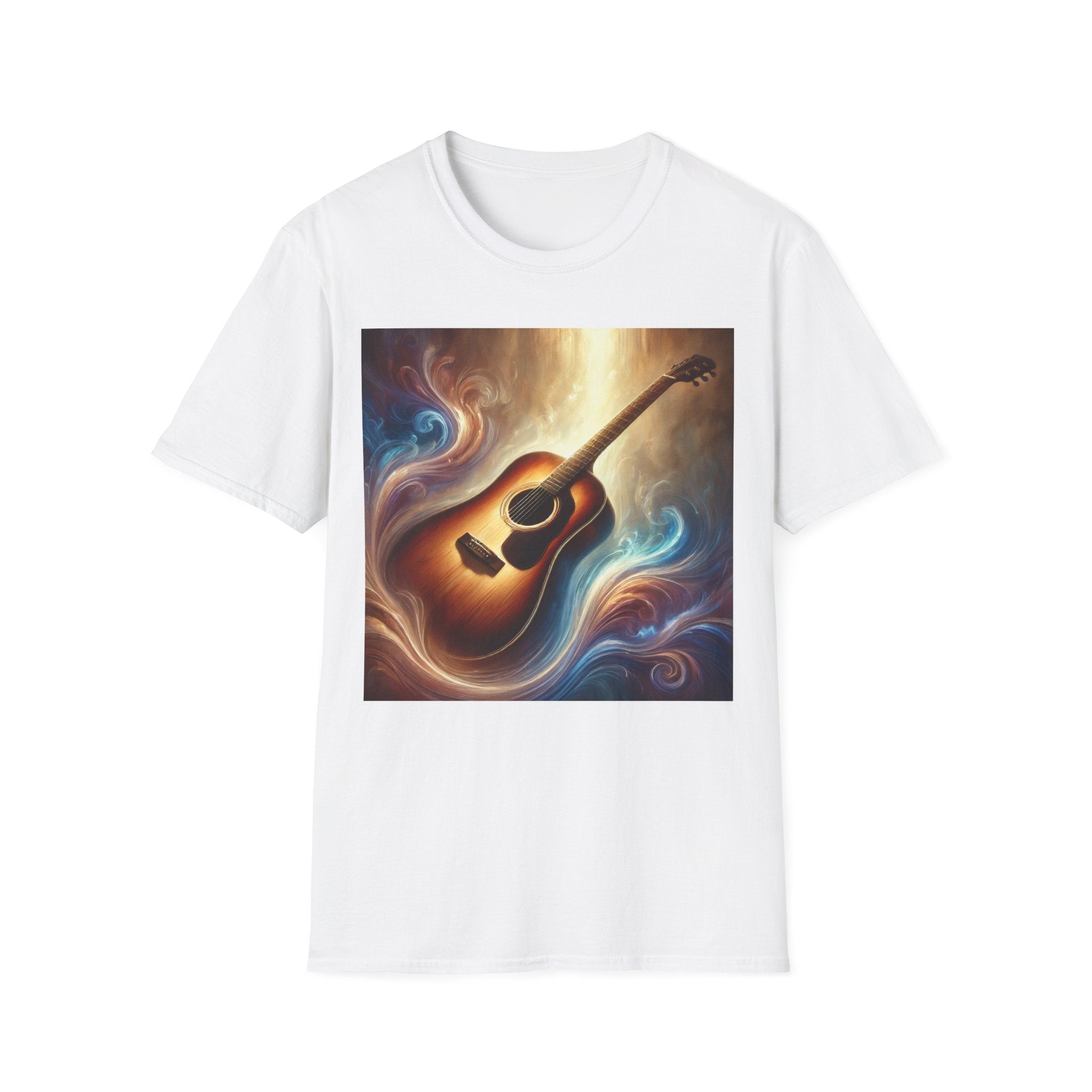 Creative Guitar Vibes Unisex Softstyle T-Shirt