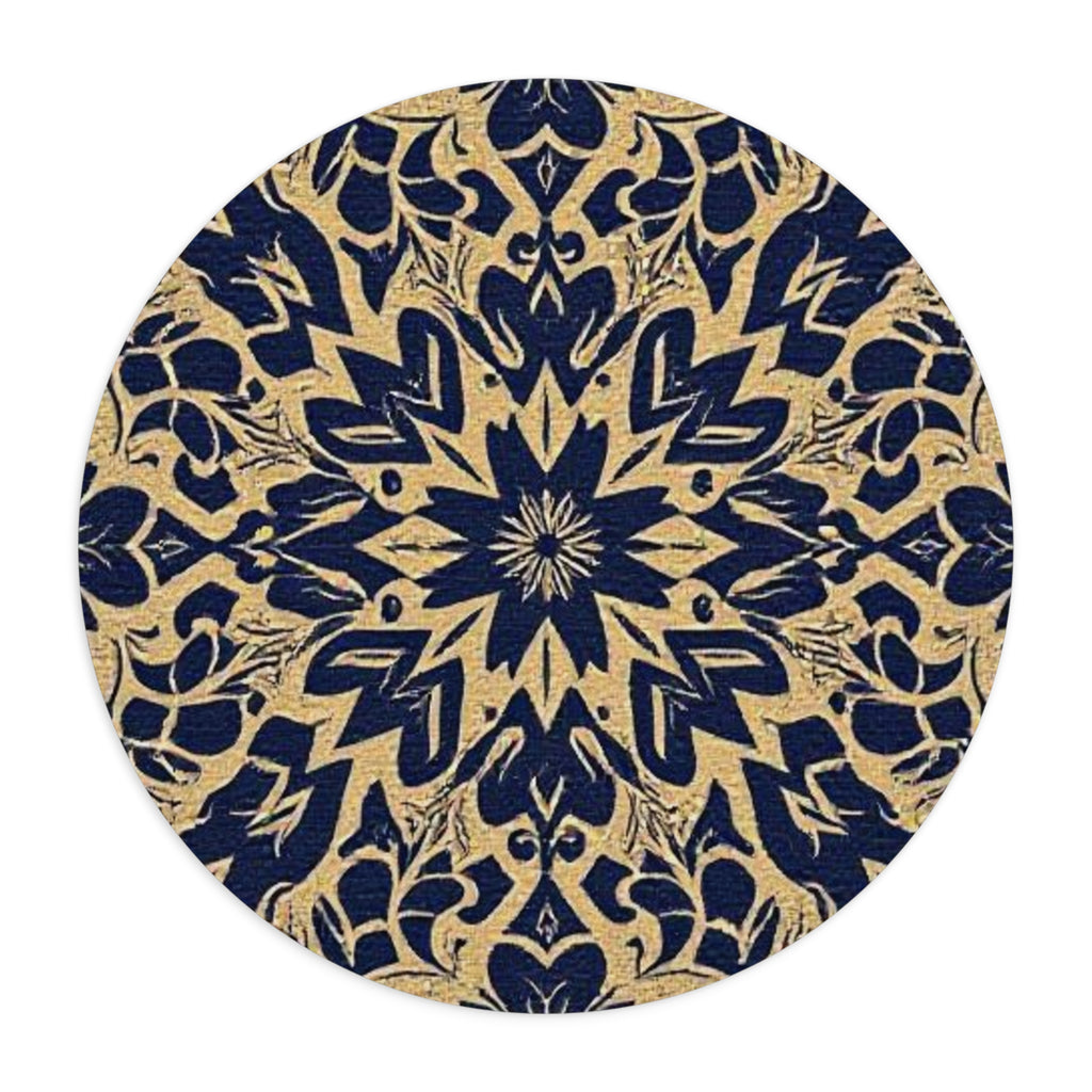 Elegant Floral Mouse Pad - Mandala Design for Home Office