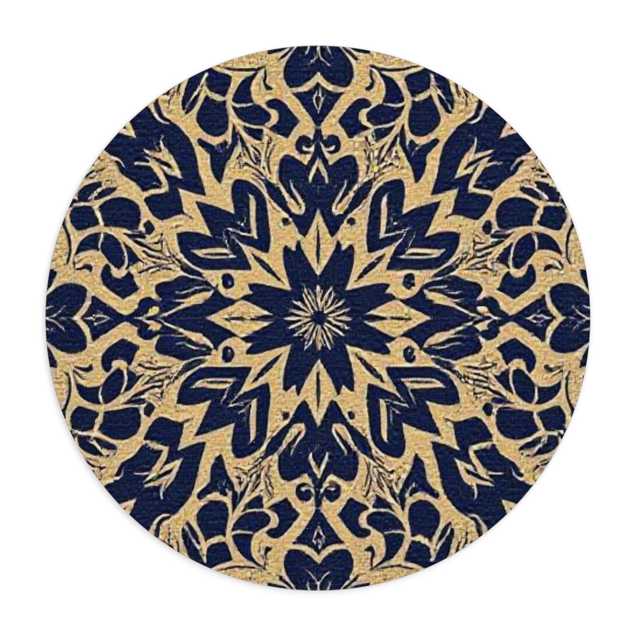 Elegant Floral Mouse Pad - Mandala Design for Home Office