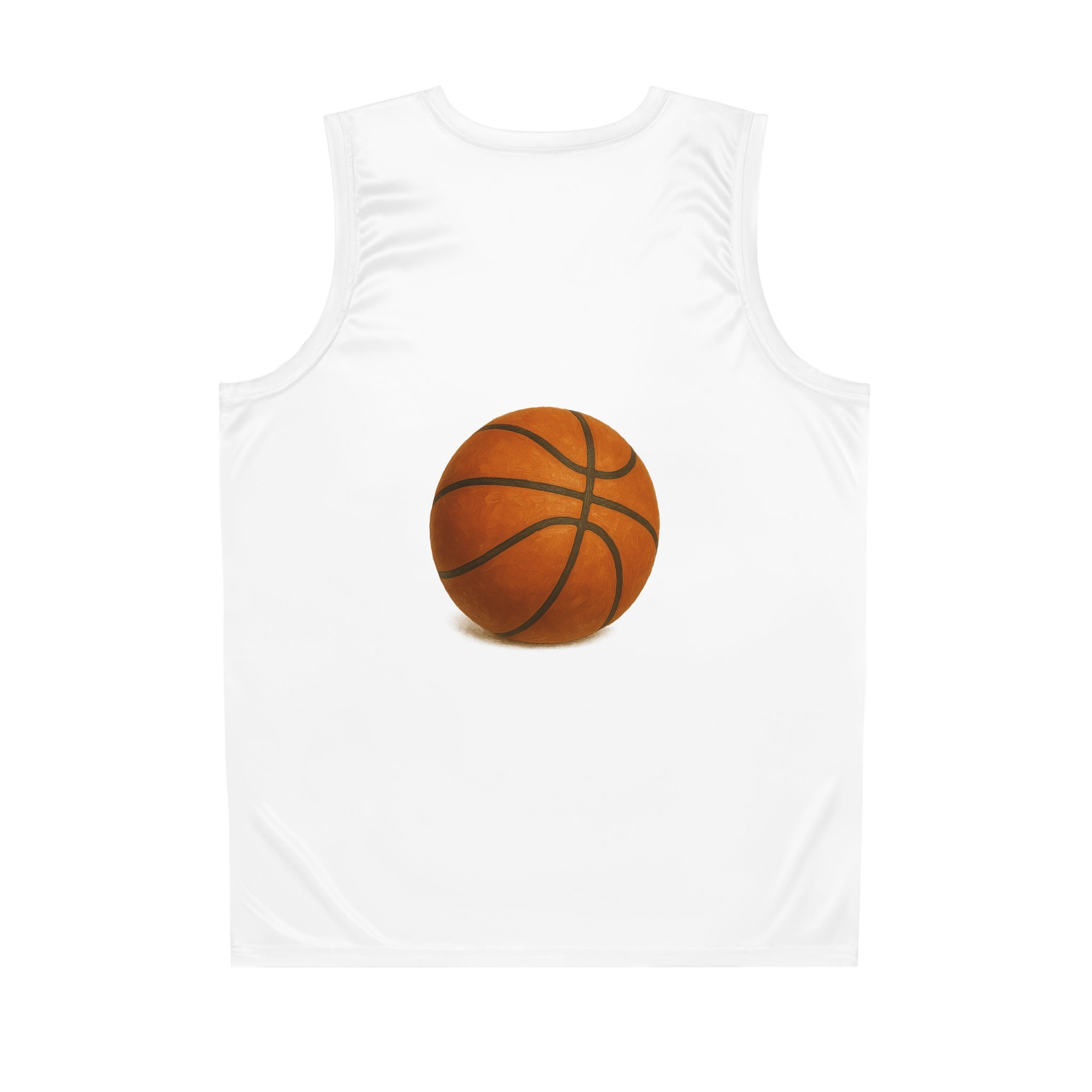 Basketball Jersey with Realistic Ball Design - Perfect for Sports Fans and Players