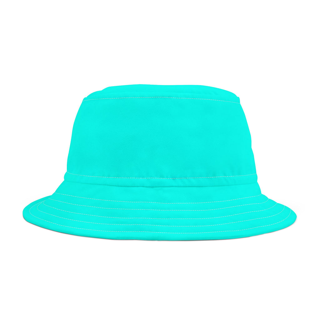 Turquoise Bucket Hat - Summer Accessories, Unisex Sun Hat, Gift for Beach Lovers, Vacation Headwear, Stylish Outdoor Cap