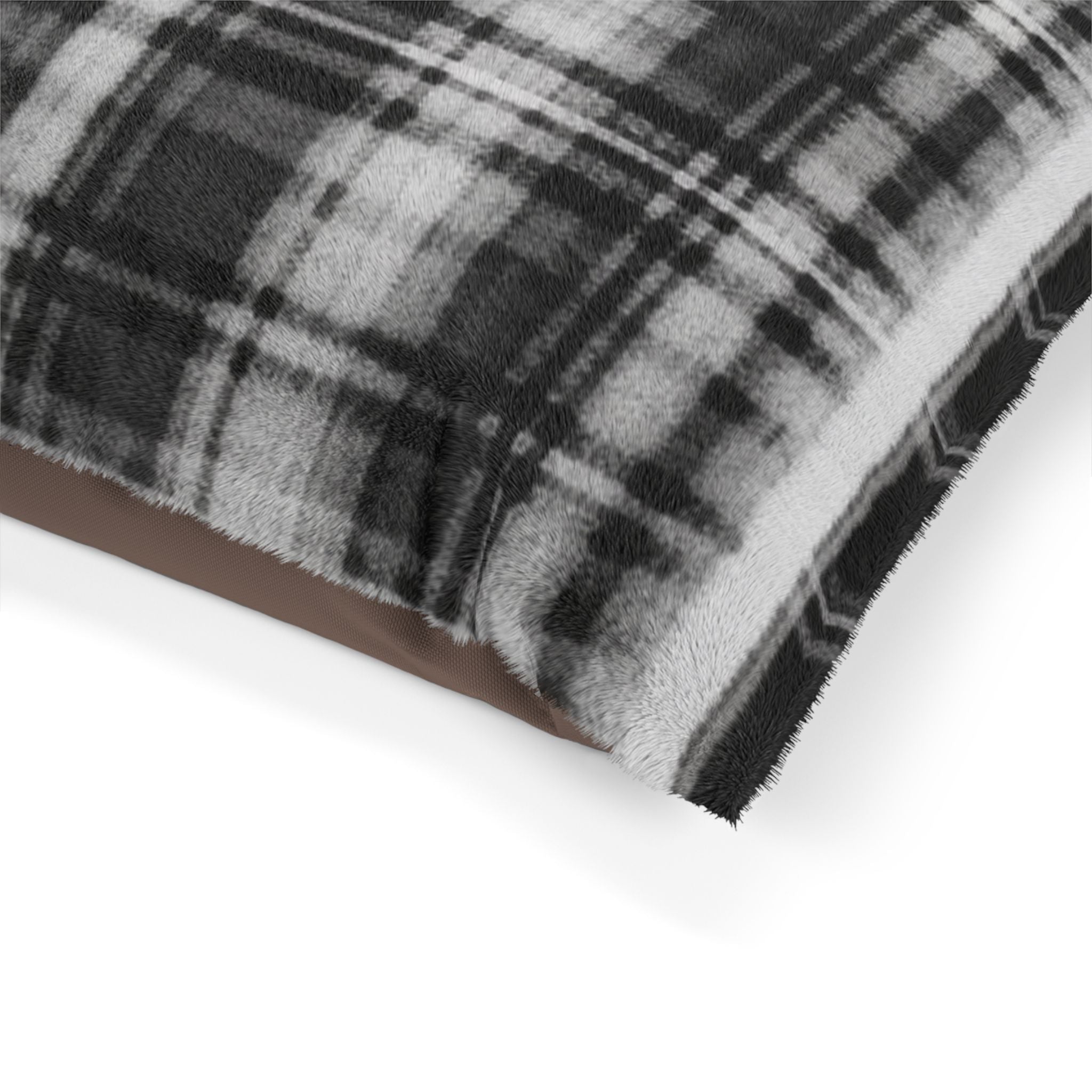 Cozy Plaid Pet Bed for Dogs and Cats - Stylish and Comfortable