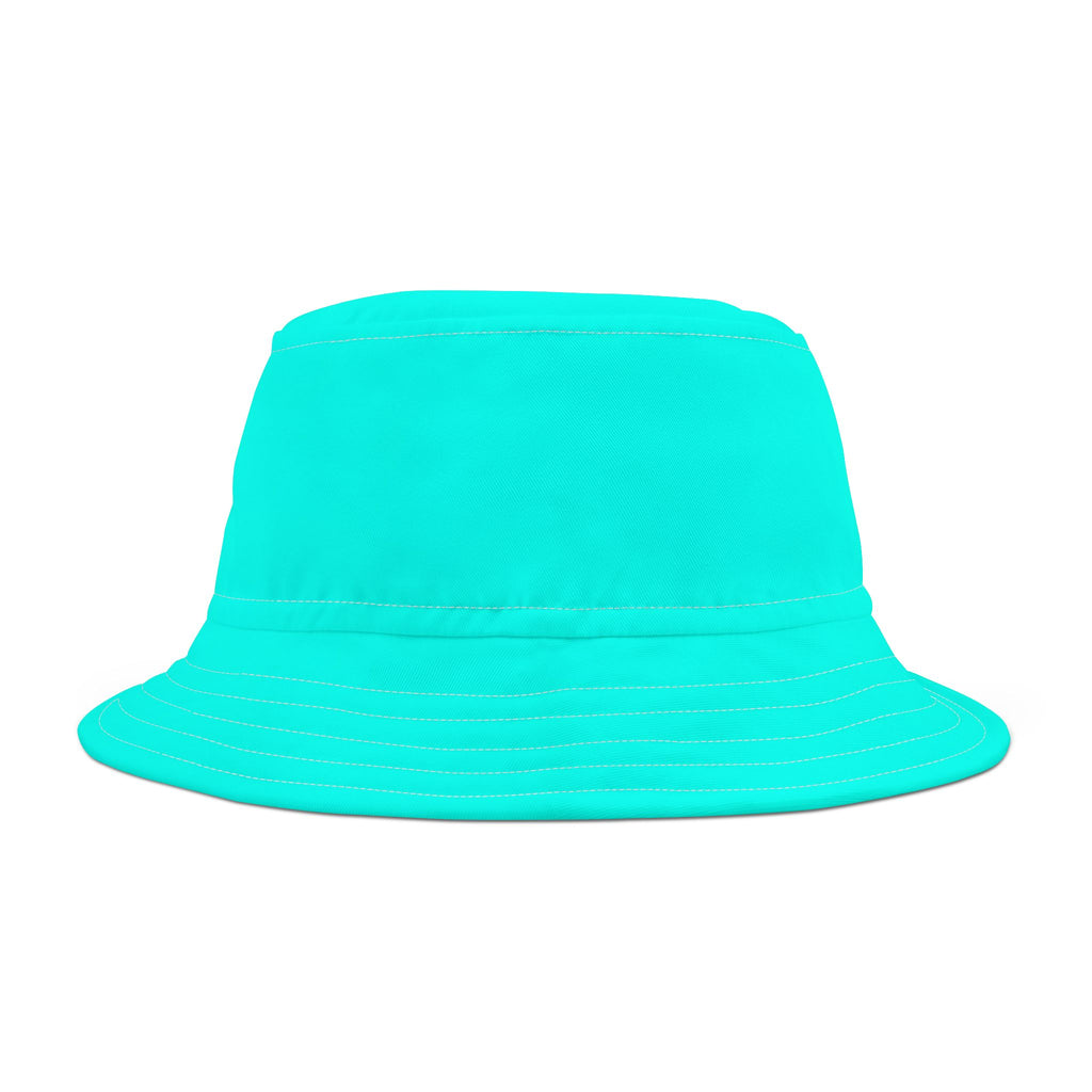 Turquoise Bucket Hat - Summer Accessories, Unisex Sun Hat, Gift for Beach Lovers, Vacation Headwear, Stylish Outdoor Cap