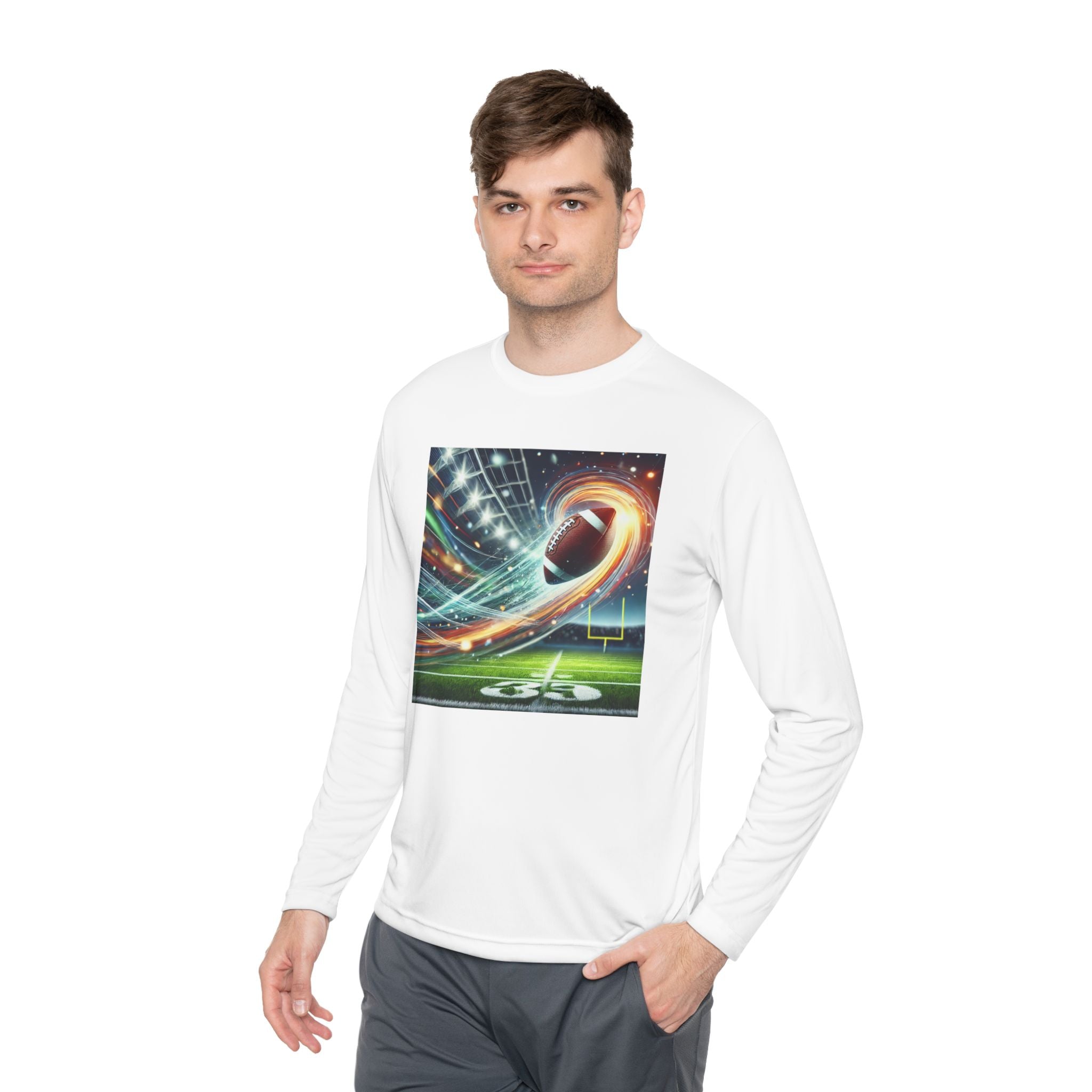 Dynamic Football Long Sleeve Tee - Unisex