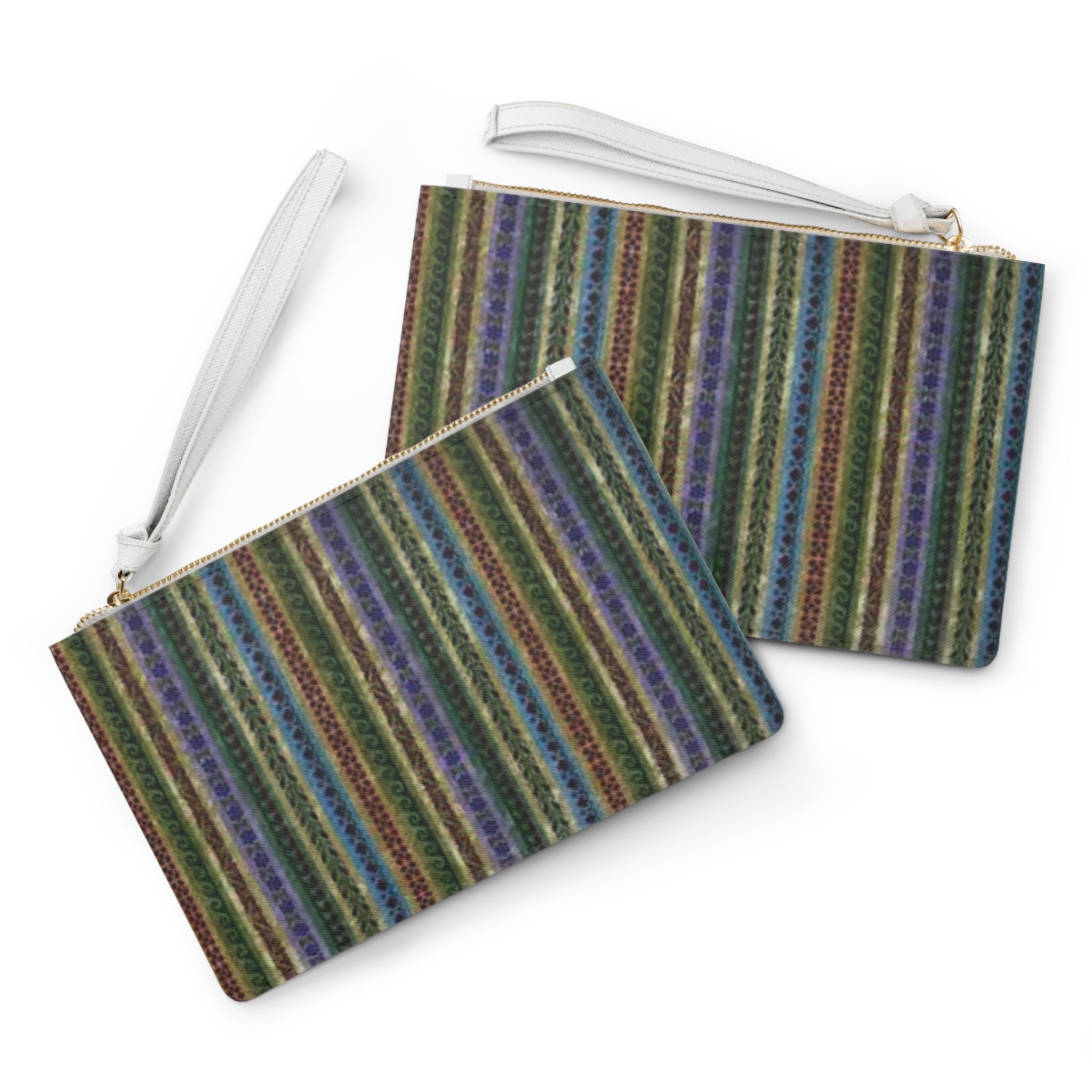 Colorful Striped Clutch Bag - Boho Chic Accessory for Everyday Use
