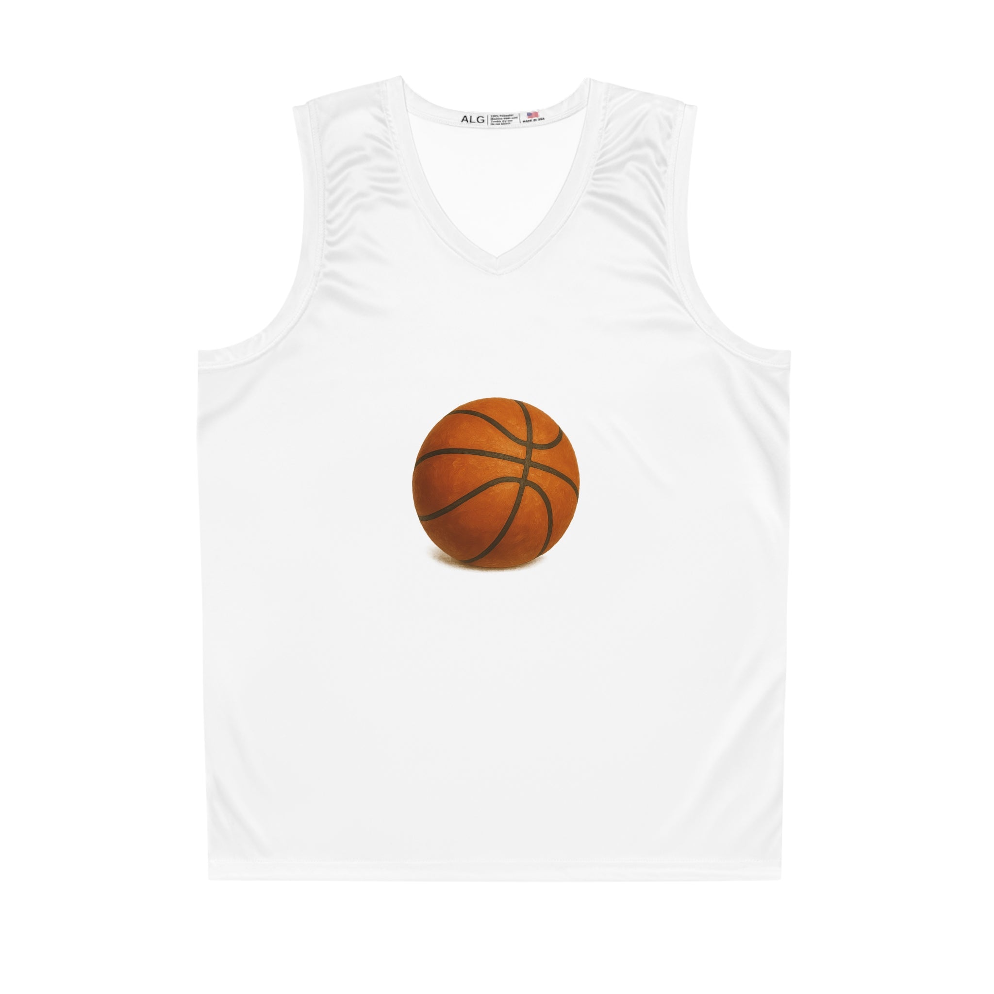 Basketball Jersey with Realistic Ball Design - Perfect for Sports Fans and Players