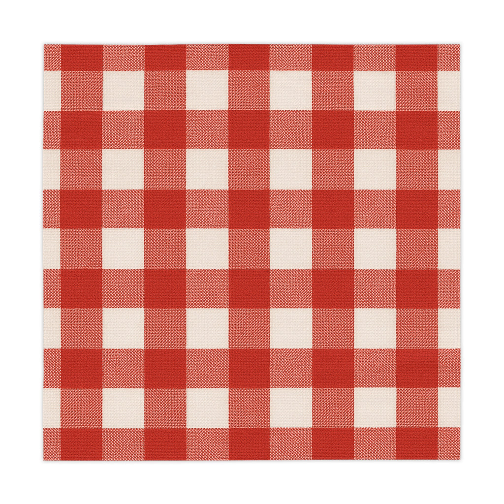 Checkered Tablecloth - Red and White Classic Picnic Style