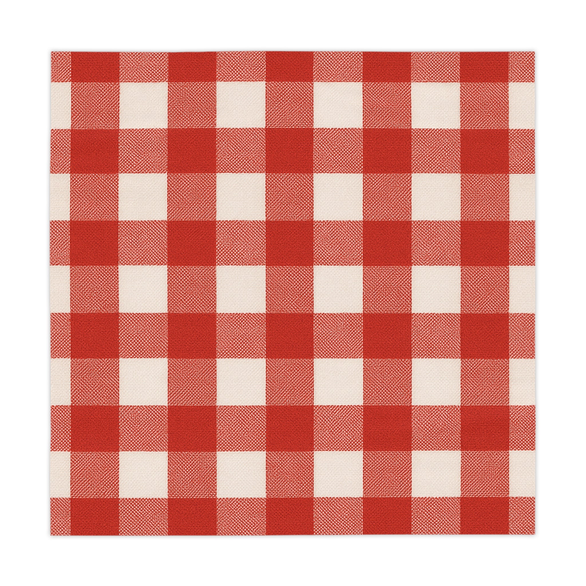 Checkered Tablecloth - Red and White Classic Picnic Style