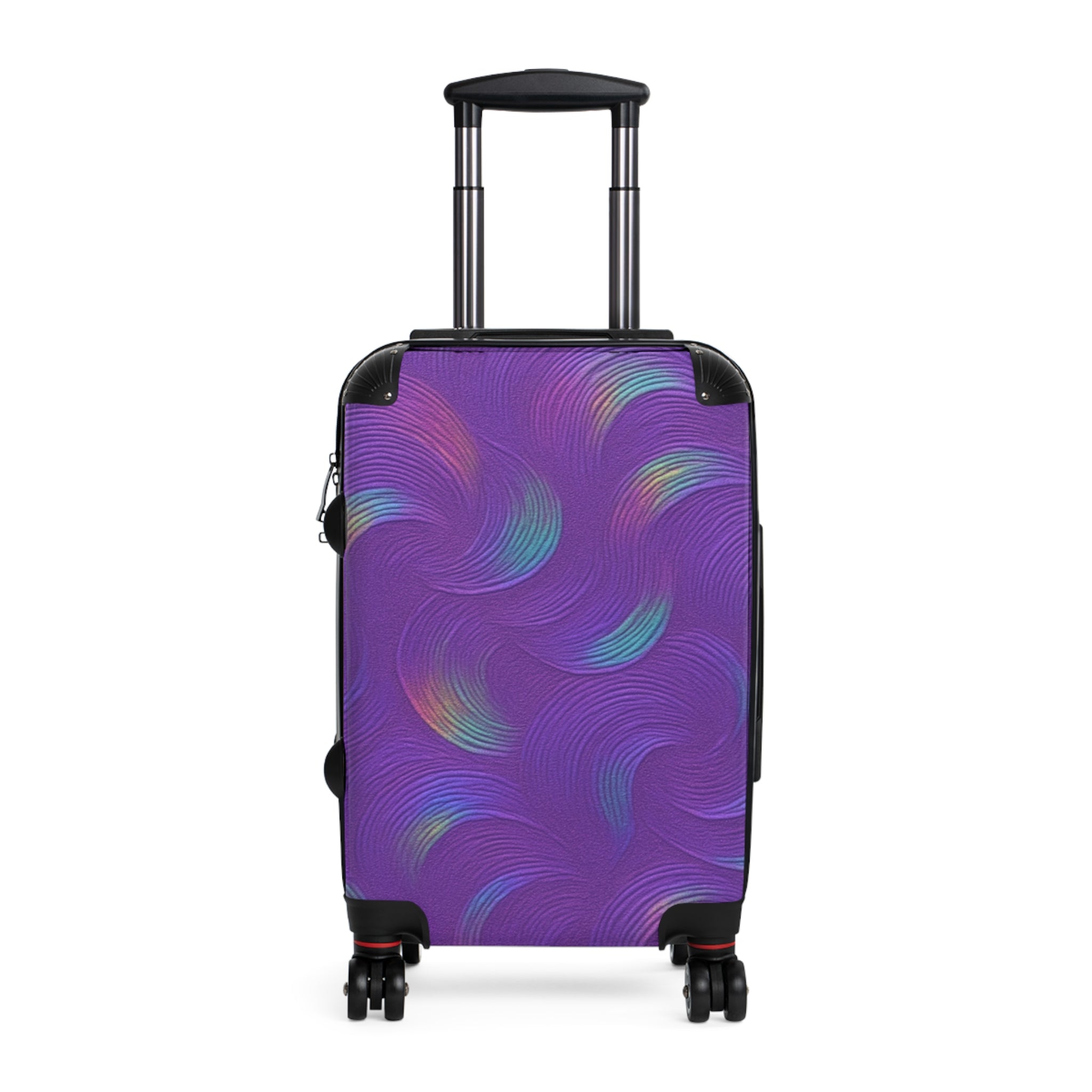 Colorful Swirl Pattern Suitcase - Durable Travel Luggage for Stylish Adventures