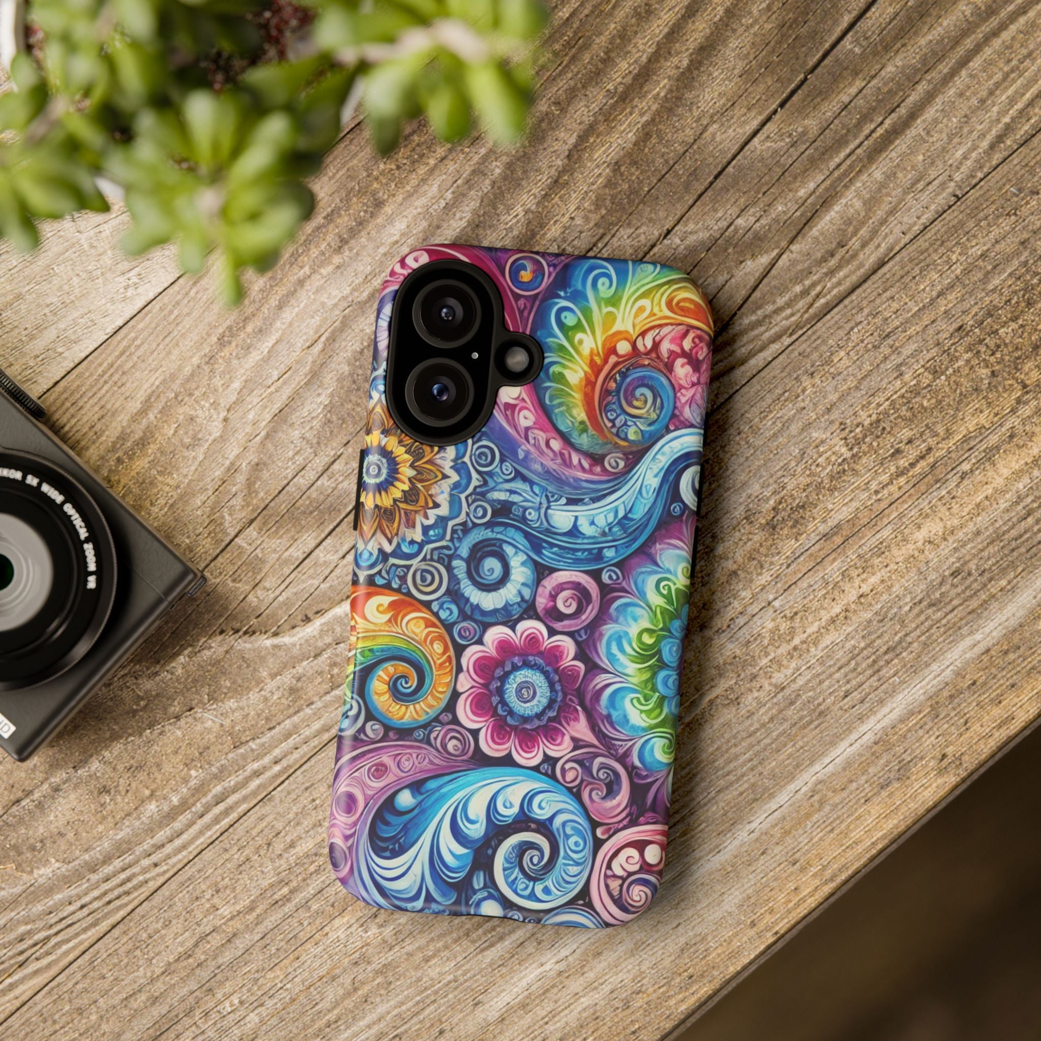 Colorful Paisley Phone Case - Tough Case for Trendsetters