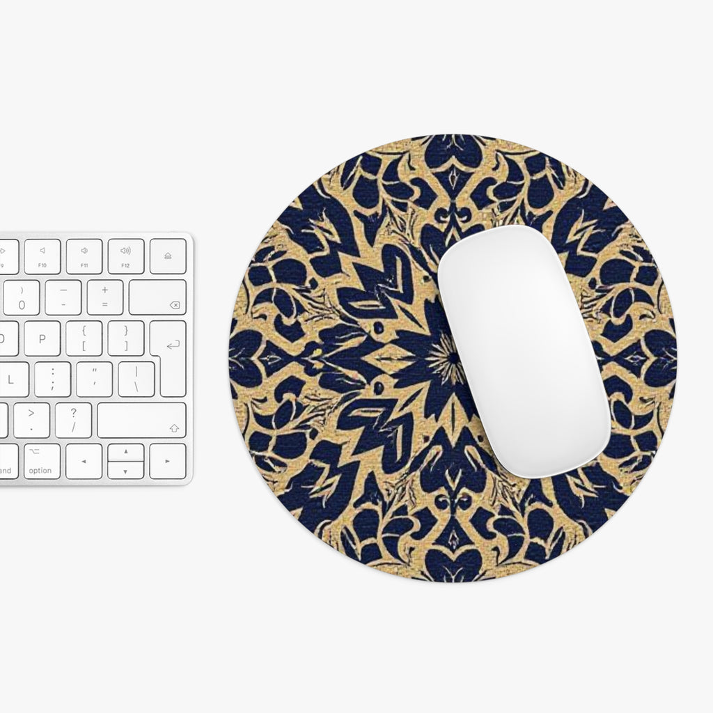 Elegant Floral Mouse Pad - Mandala Design for Home Office