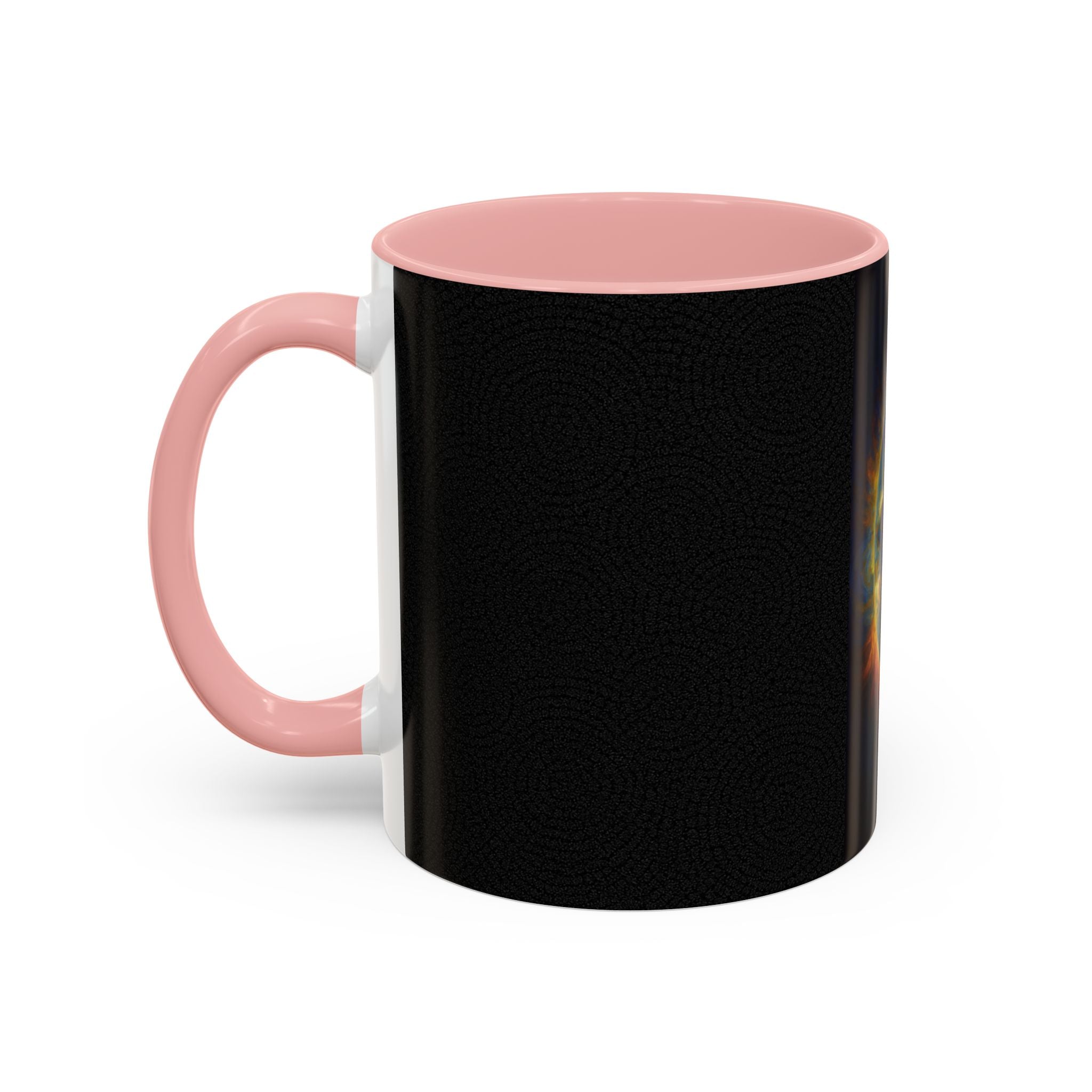Artistic Sun Accent Coffee Mug - Cosmic Style for Space Lovers