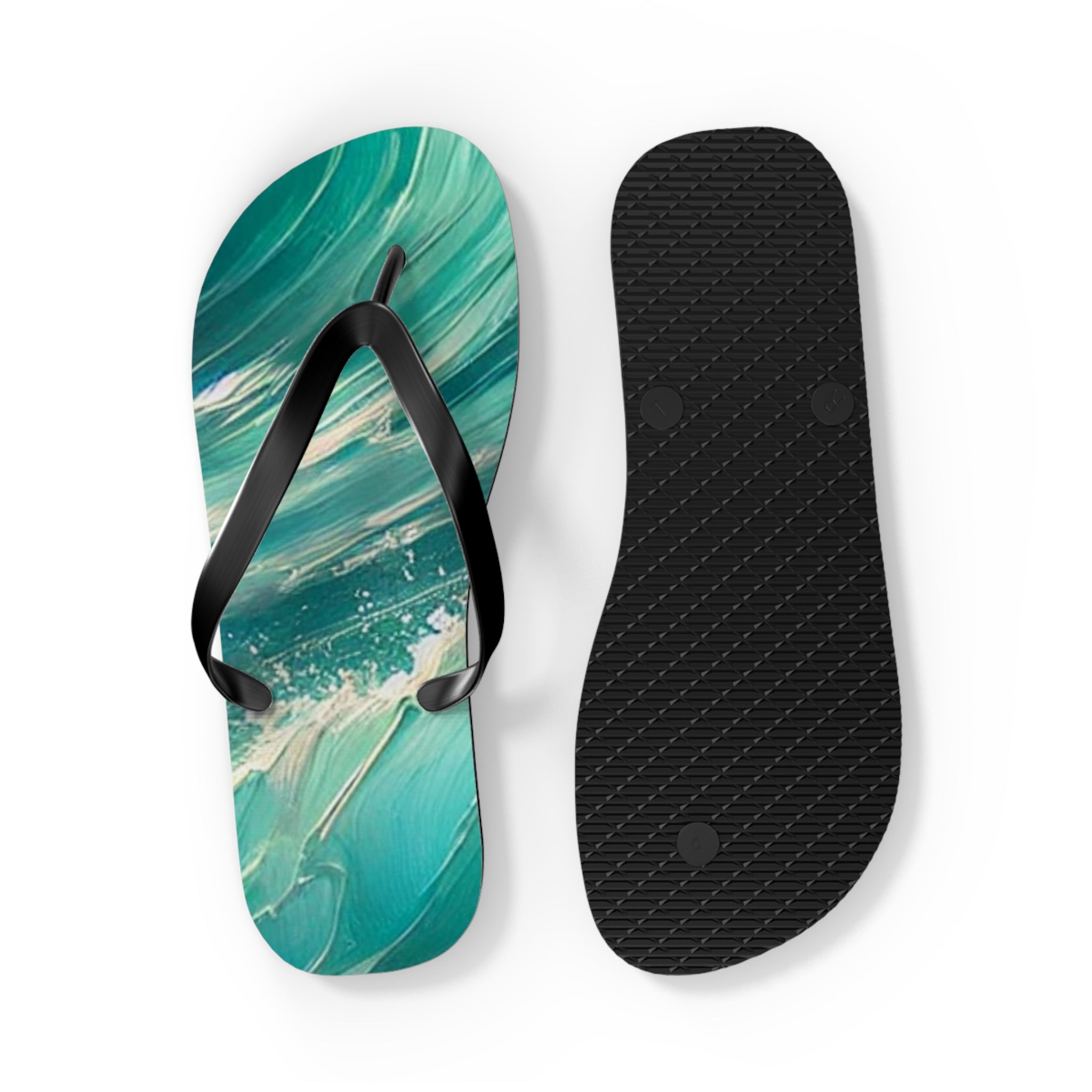 Comfortable Summer Flip Flops - Blue Casual Sandals for Beach & Vacation