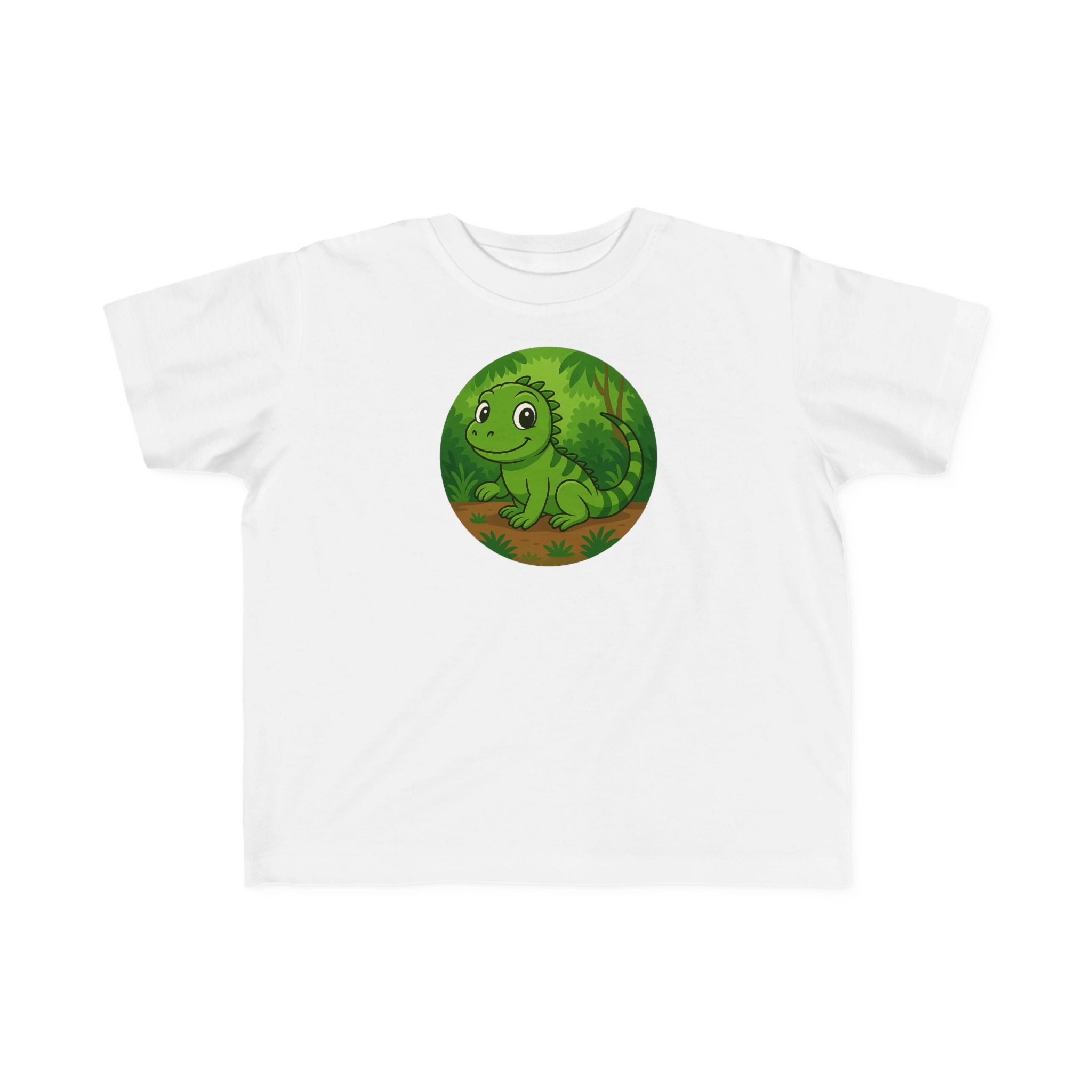 Cute Lizard Toddler Tee - Playful Jersey T-Shirt for Kids
