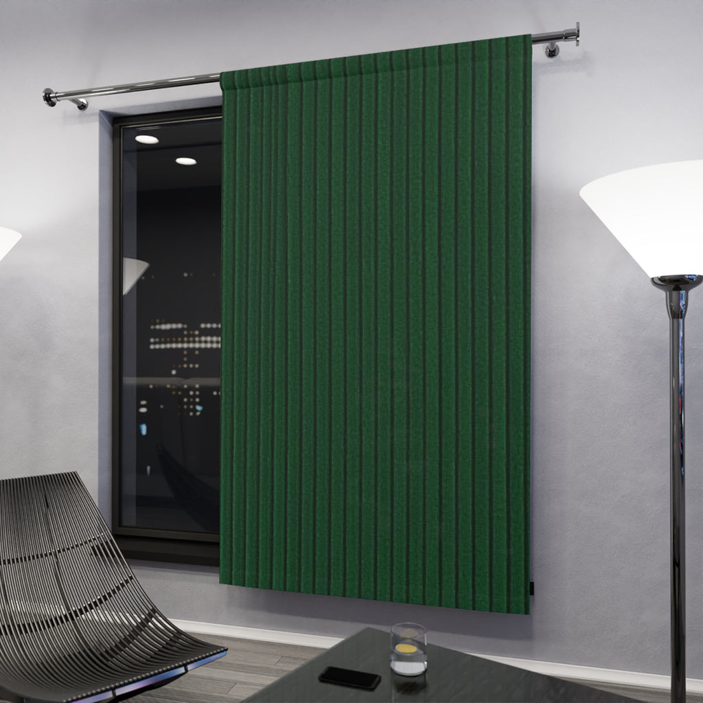 Elegant Green Window Curtain Panel - 1 Piece for Home Decor