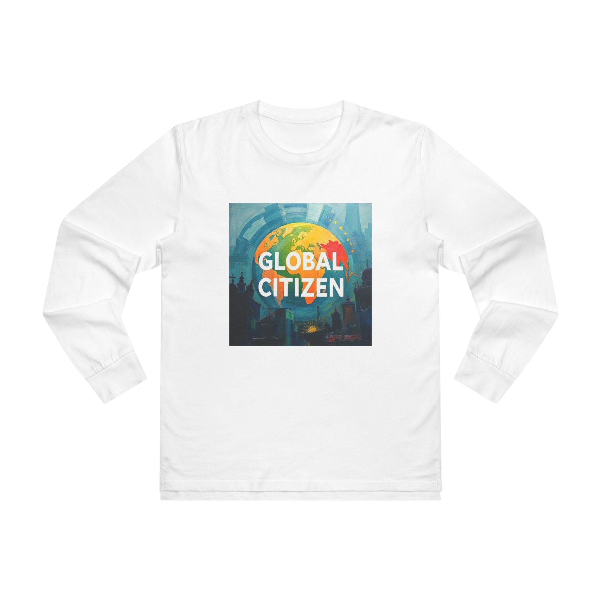 Global Citizen Men’s Long Sleeve Tee - Stylish & Comfy for Every Occasion